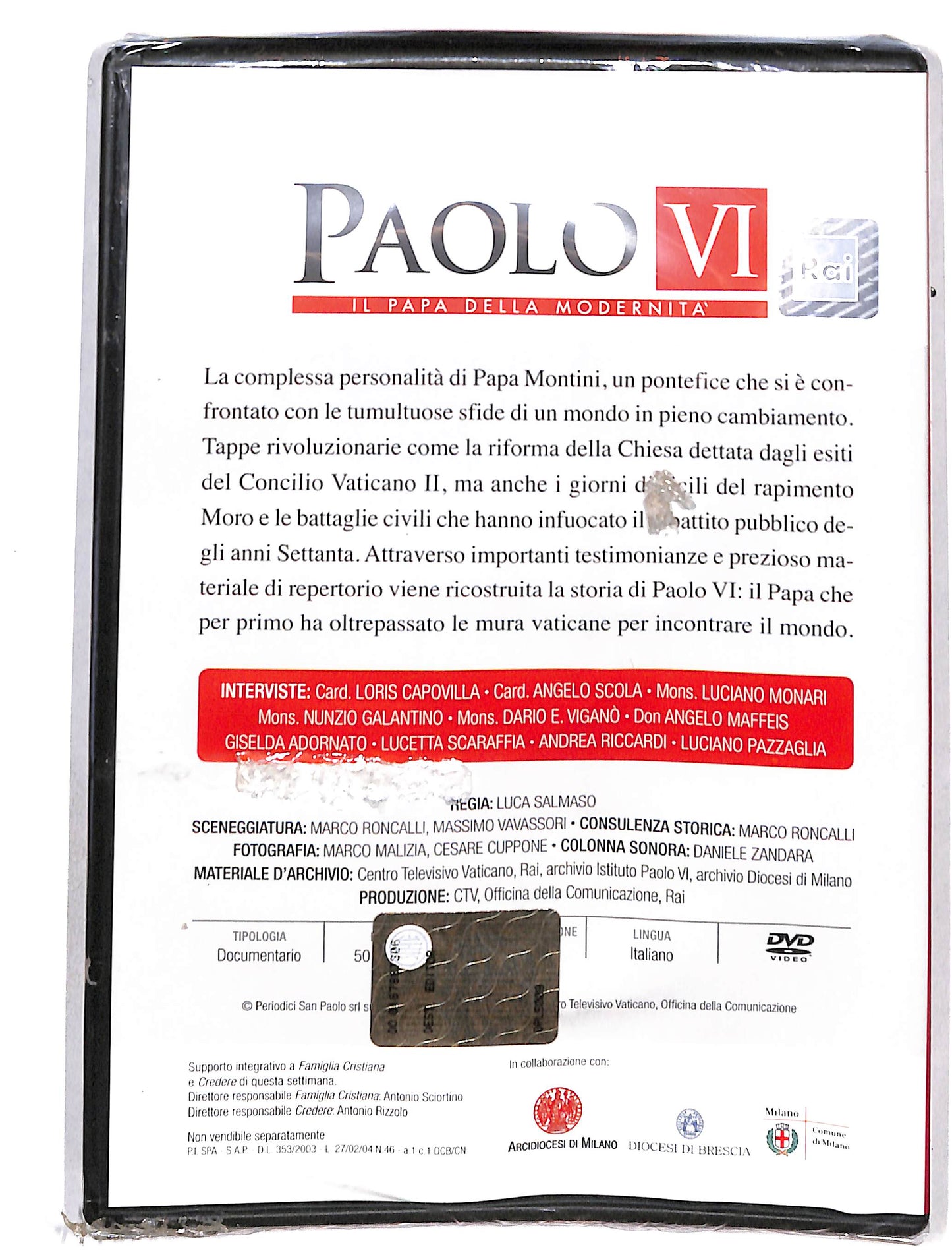EBOND Paolo VI il papa della modernita EDITORIALE DVD DB631322
