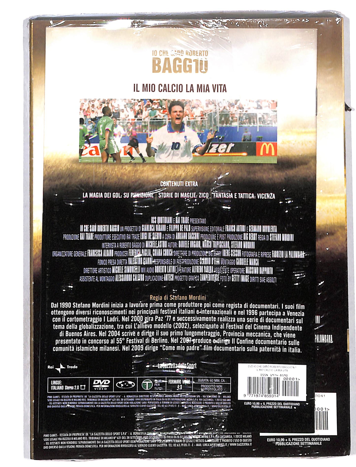 EBOND Io che saro roberto baggio il mio calcio la mia vita DVD DB631326