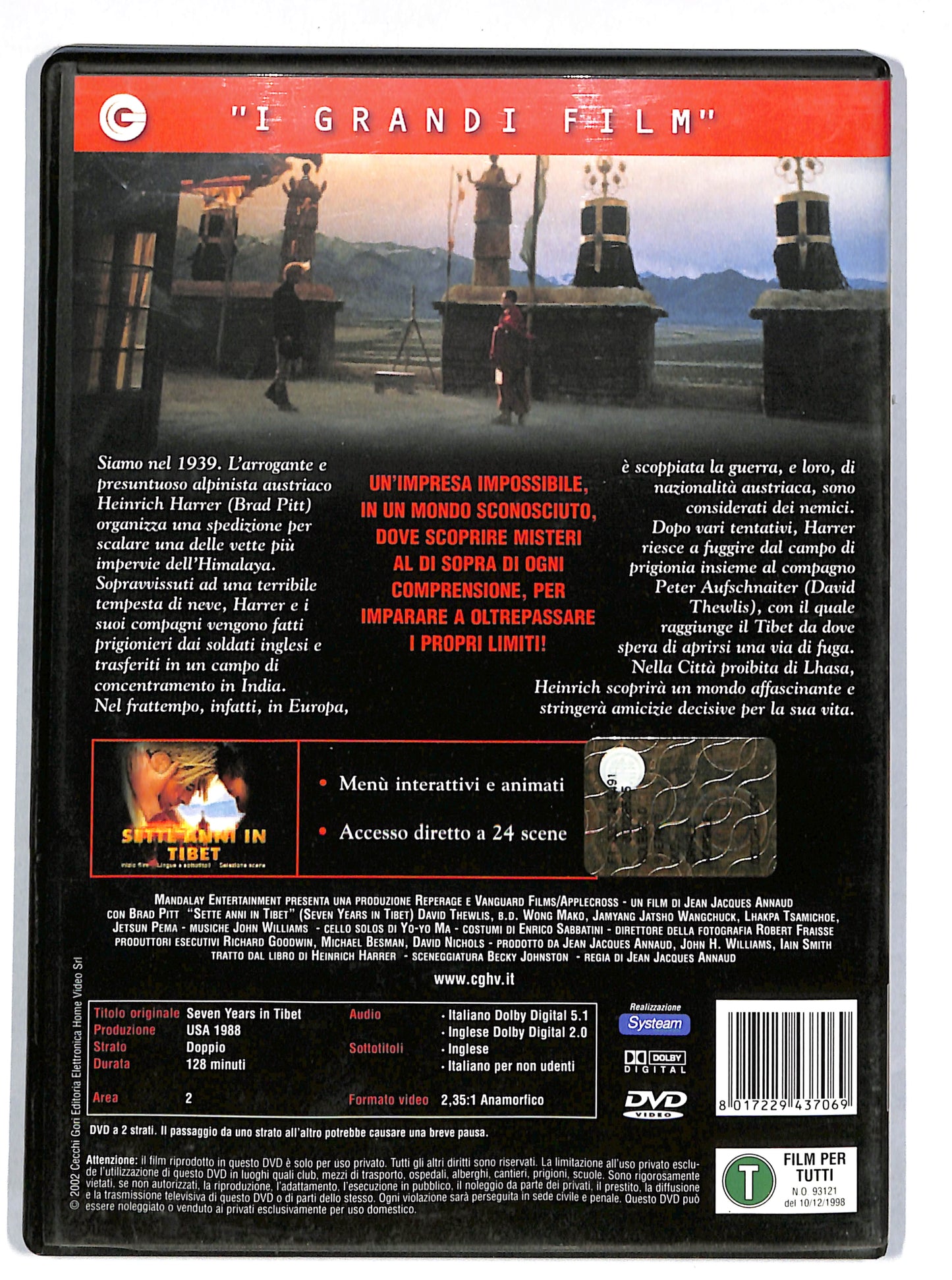 EBOND Sette anni in Tibet DVD DB631611