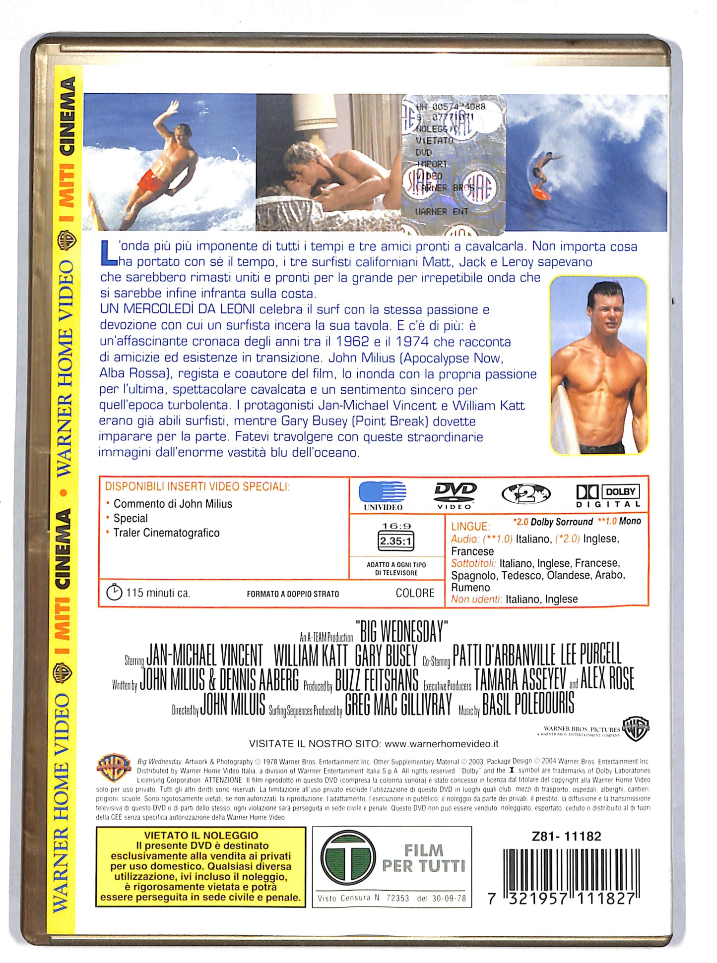 EBOND Un mercoledi da leoni DVD DB631621