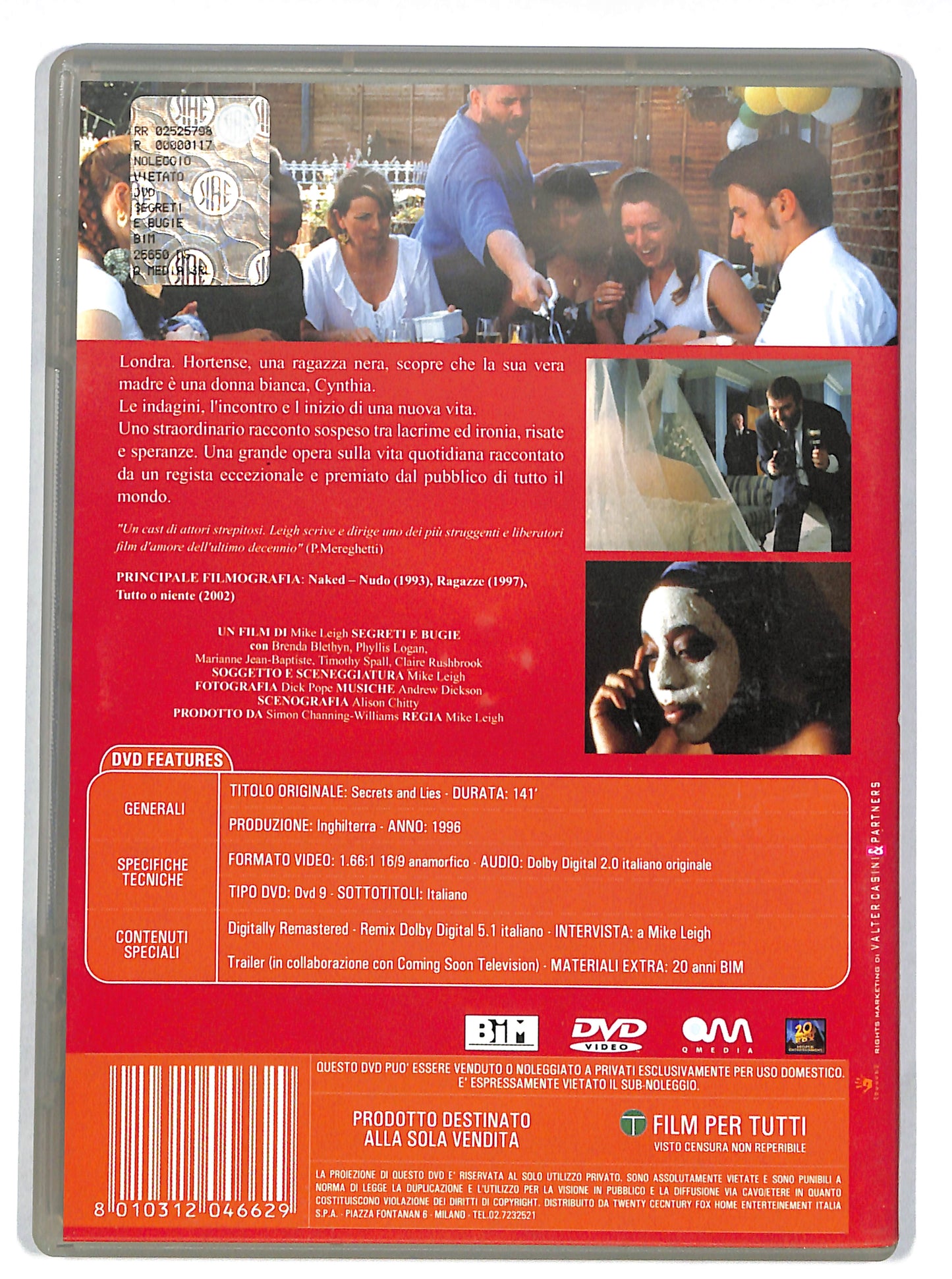 EBOND Segreti e bugie DVD DB631643