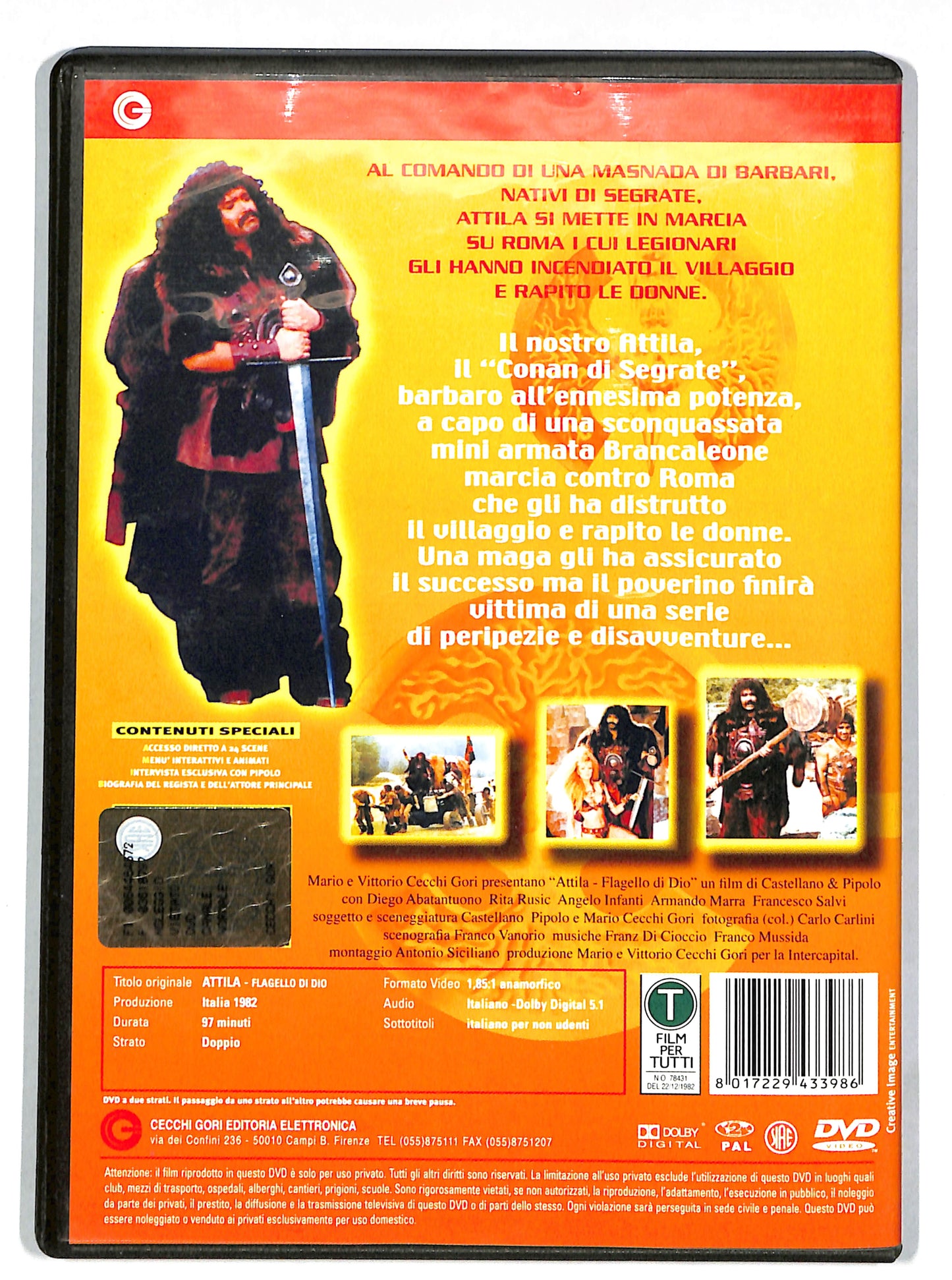 EBOND Attila flagello di Dio DVD DB631665