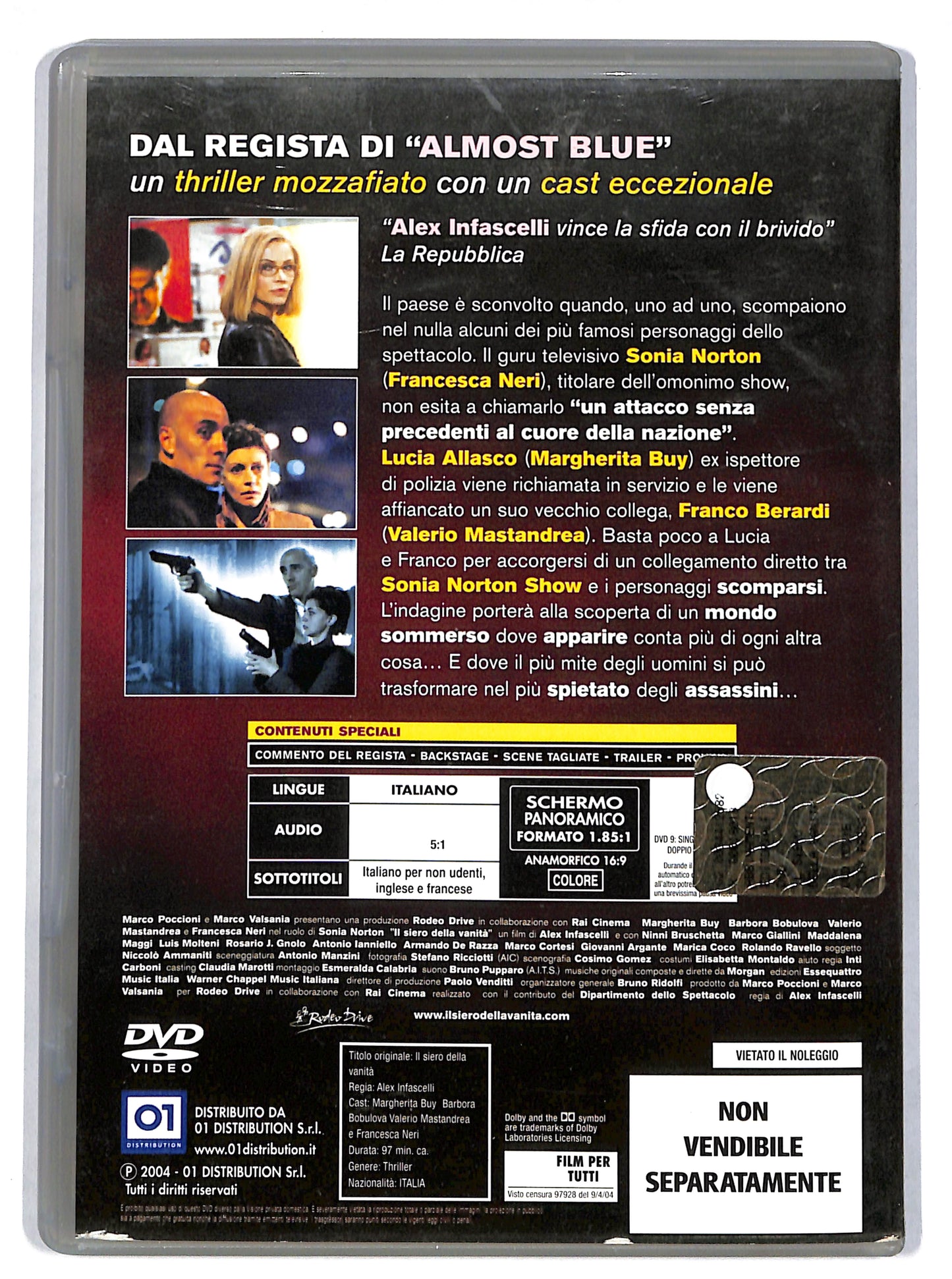 EBOND Il siero della vanita EDITORIALE DVD DB632139