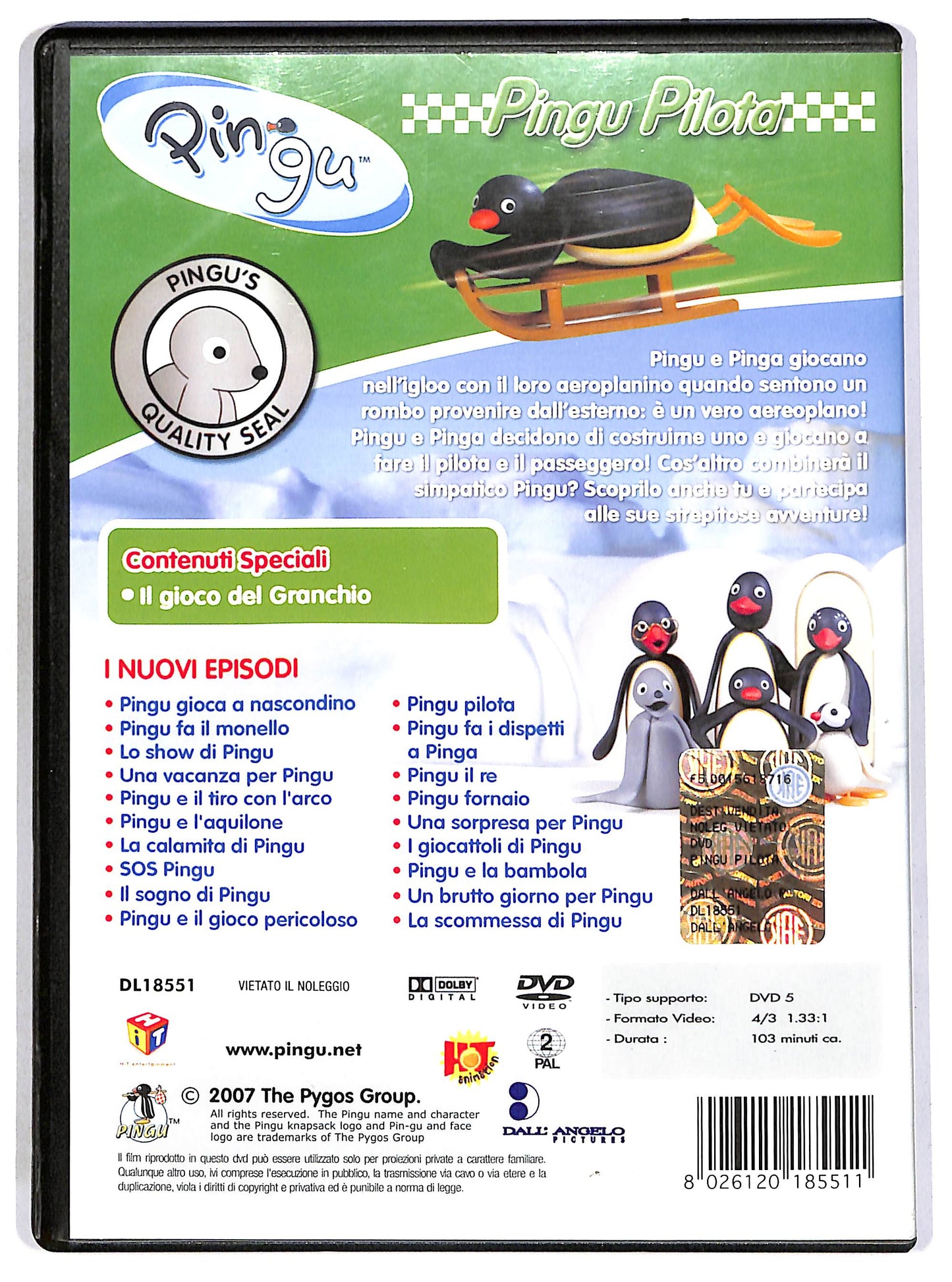 EBOND Pingu - Pingu Pilota DVD DB632305