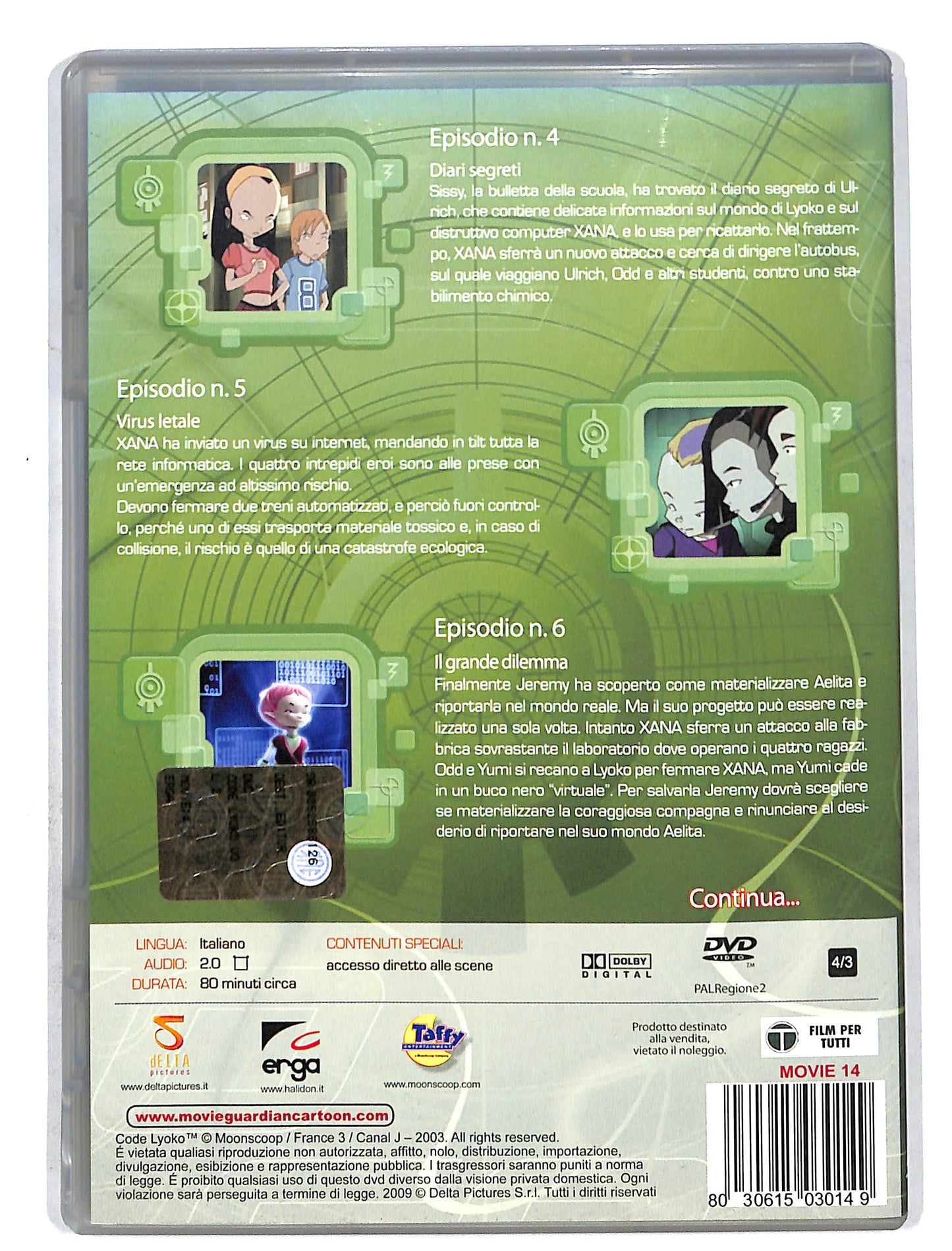 EBOND Code Lyoko vol.2 DVD DB632350