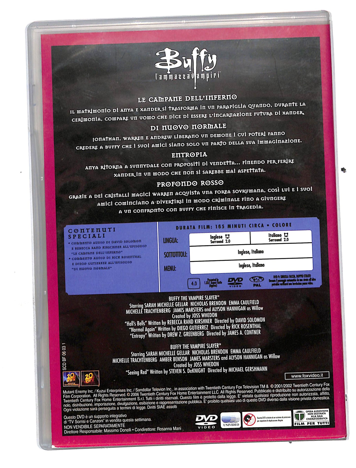 EBOND Buffy l'ammazza vampiri stagione 6 disco 5 DVD DB632356