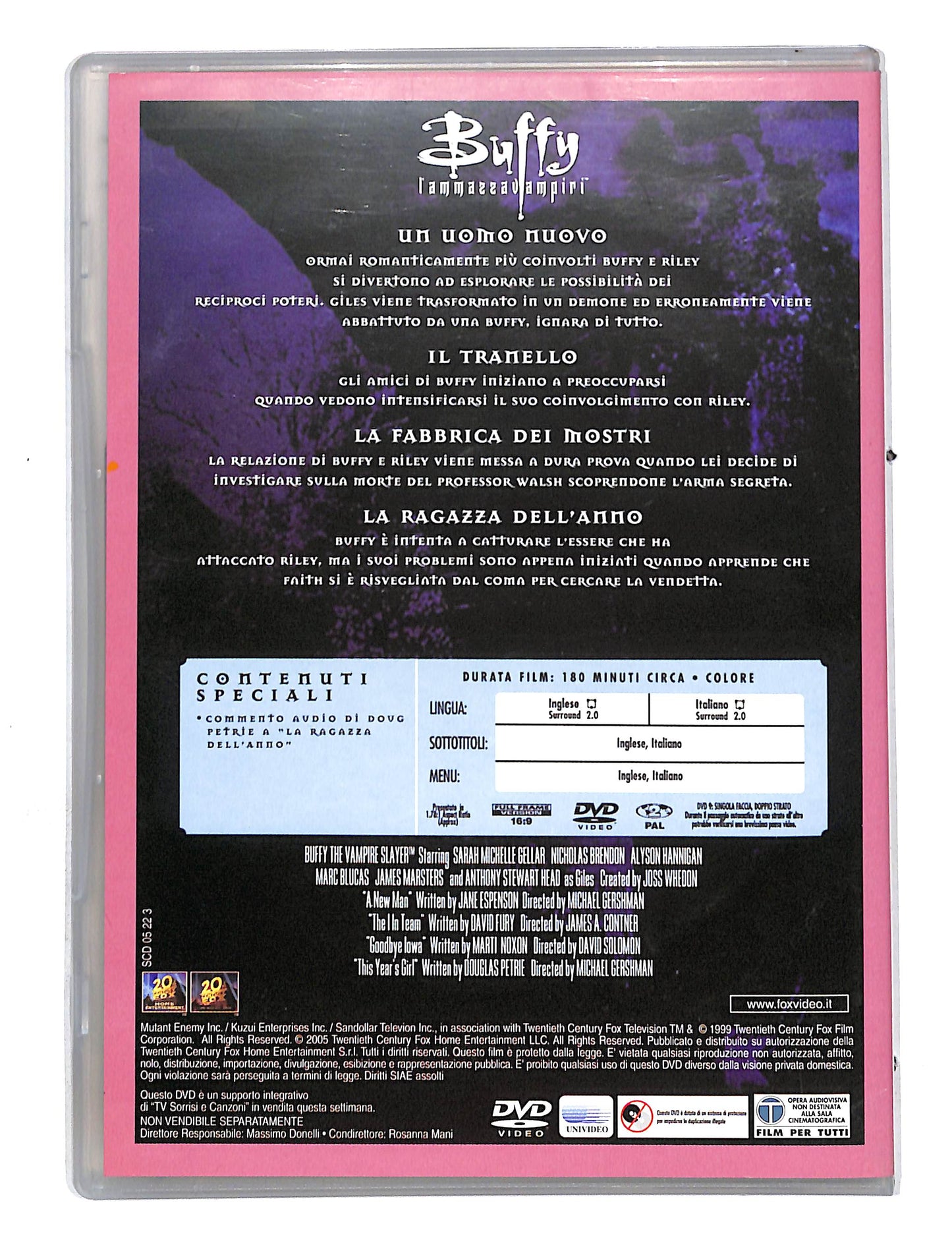 EBOND Baffy l'ammazza vampiri stagione quattro disco 4 DVD DB632357