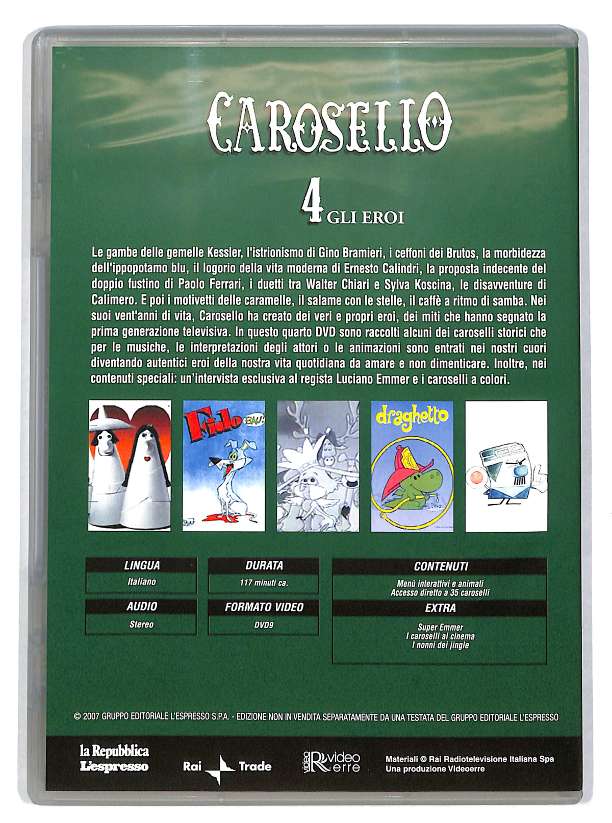 EBOND Carosello vol 4 - gli eroi EDITORIALE DVD DB632418