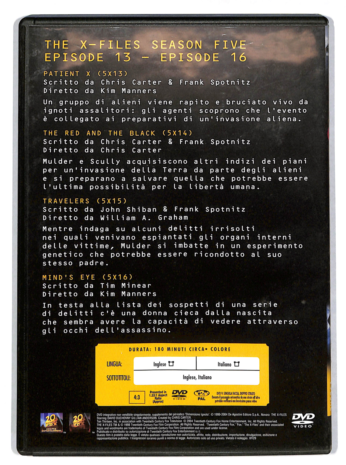 EBOND The x files collection season five vol 4 EDITORIALE DVD DB632429