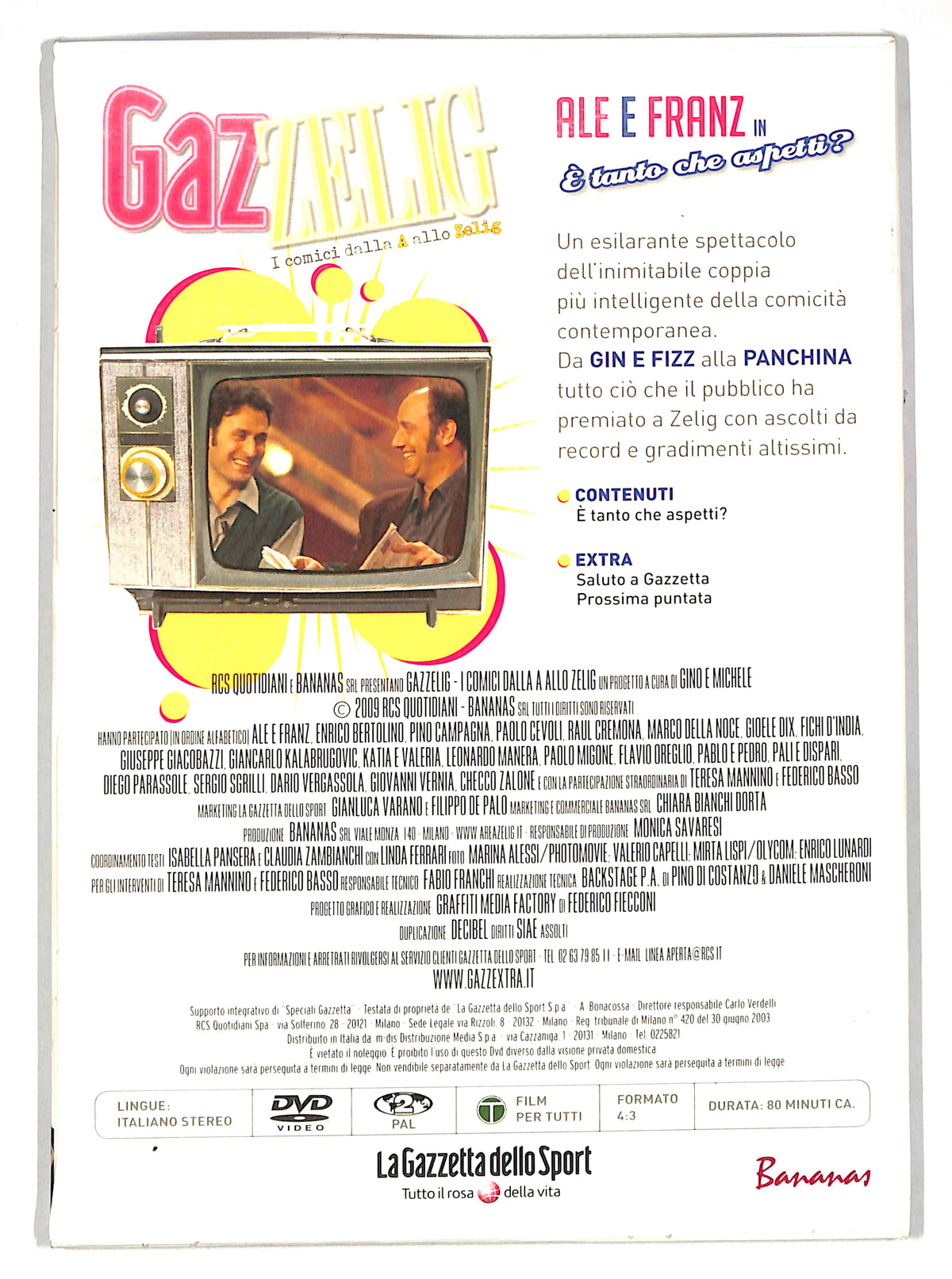 EBOND Ale e franz - e tanto che aspetti DIGIPACK EDITORIALE DVD DB632438