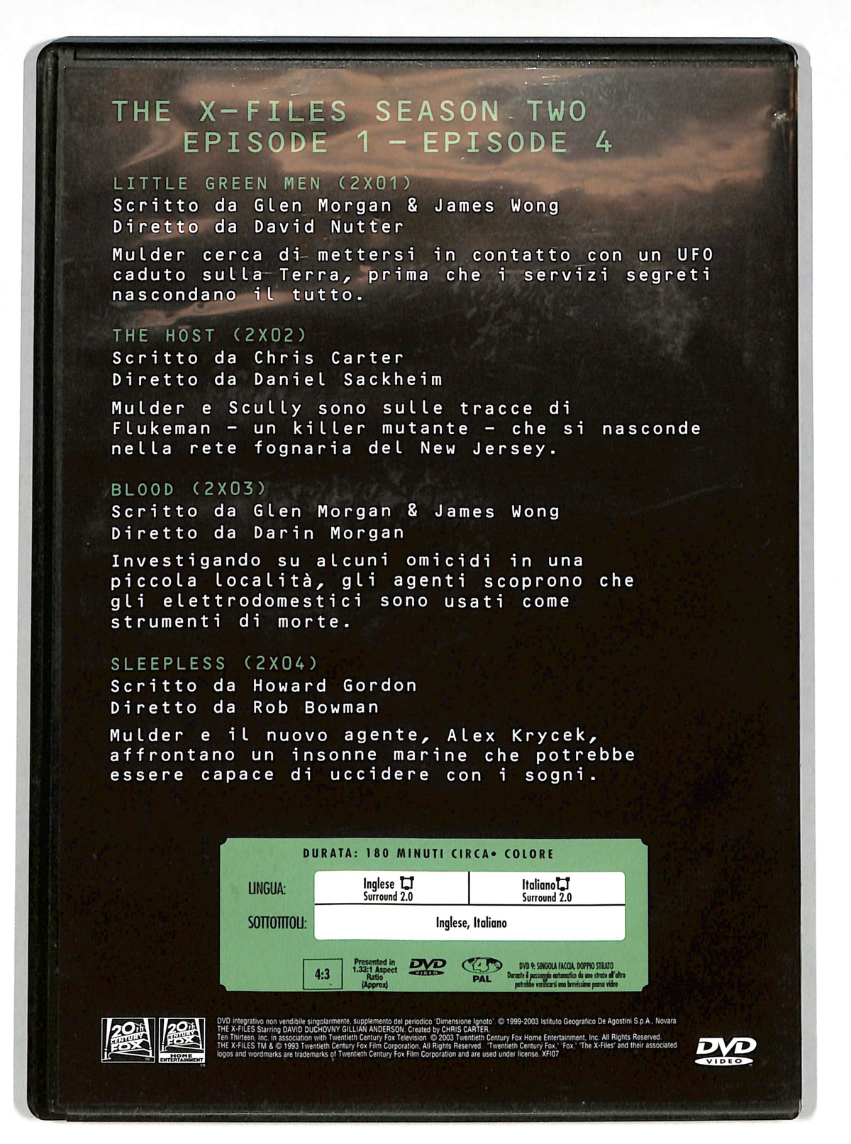 EBOND The x files season two vol 1 EDITORIALE DVD DB632442