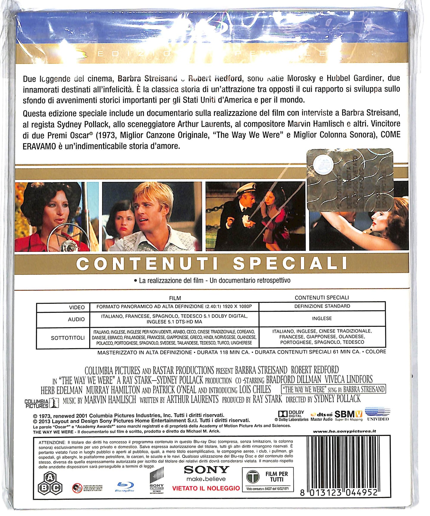 EBOND Come eravamo EDIZIONE SPECIALE Slipcase BLURAY DB632451