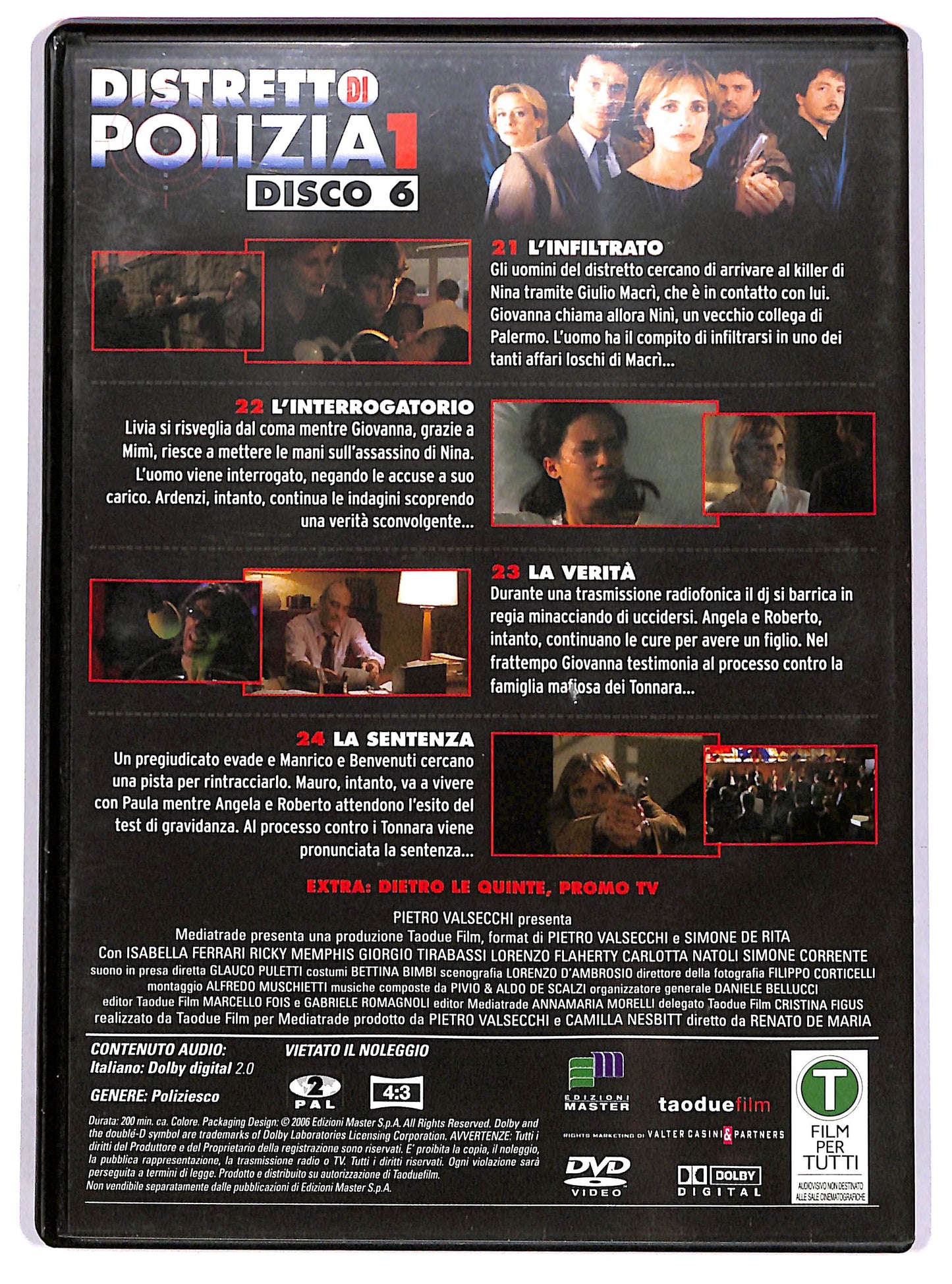 EBOND Distretto di Polizia Vol 6 Stagione 1 EDITORIALE DVD DB632634