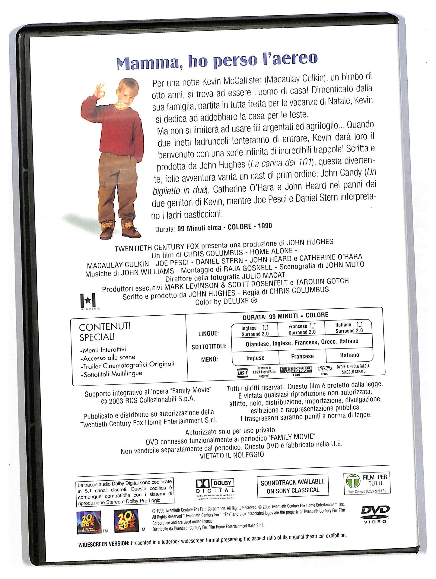 EBOND Mamma Ho Perso L'Aereo EDITORIALE DVD DB632638