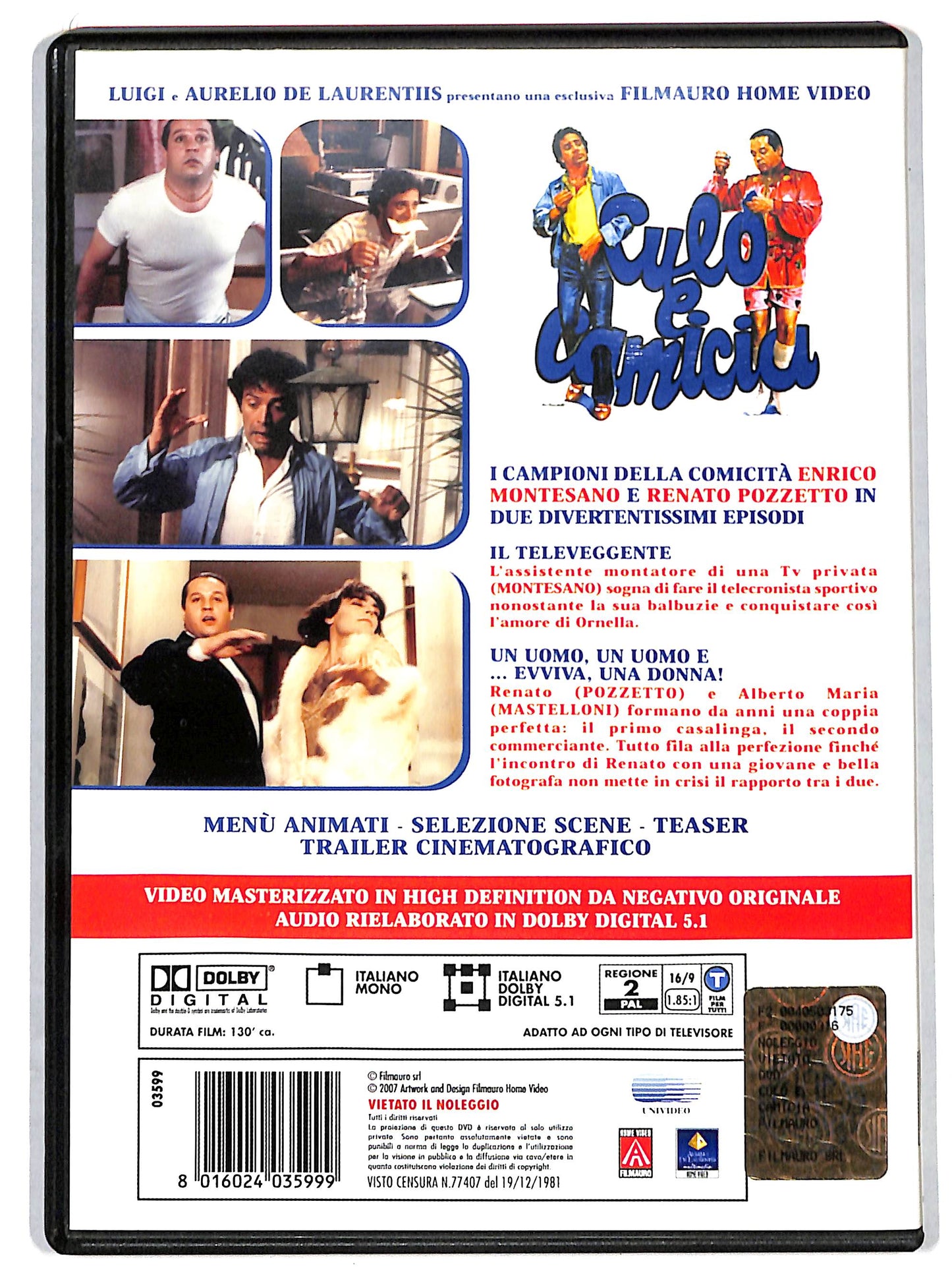 EBOND Culo e camicia DVD DB632824