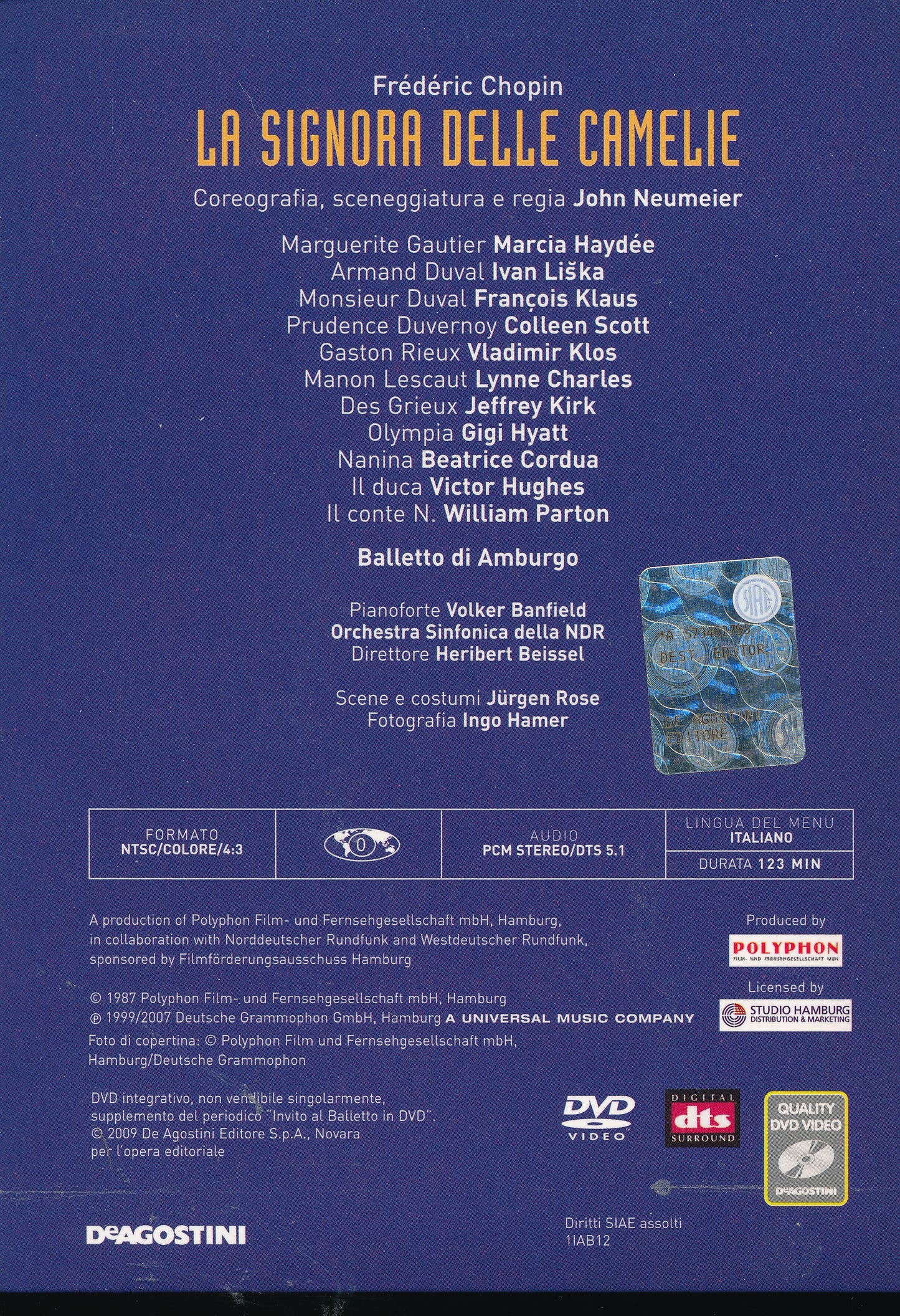 EBOND La Signora delle Camelie + booklet - Invito al balletto n.12 DVD DB632830