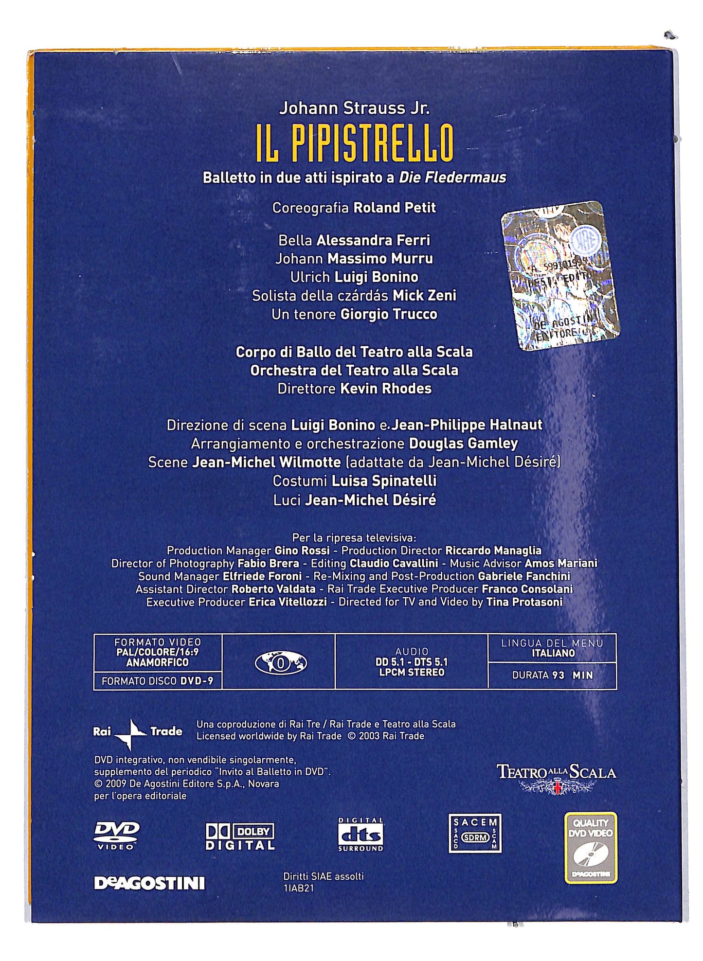 EBOND Invito al balletto in Il pipistrello vol.21 EDITORIALE DVD DB632843
