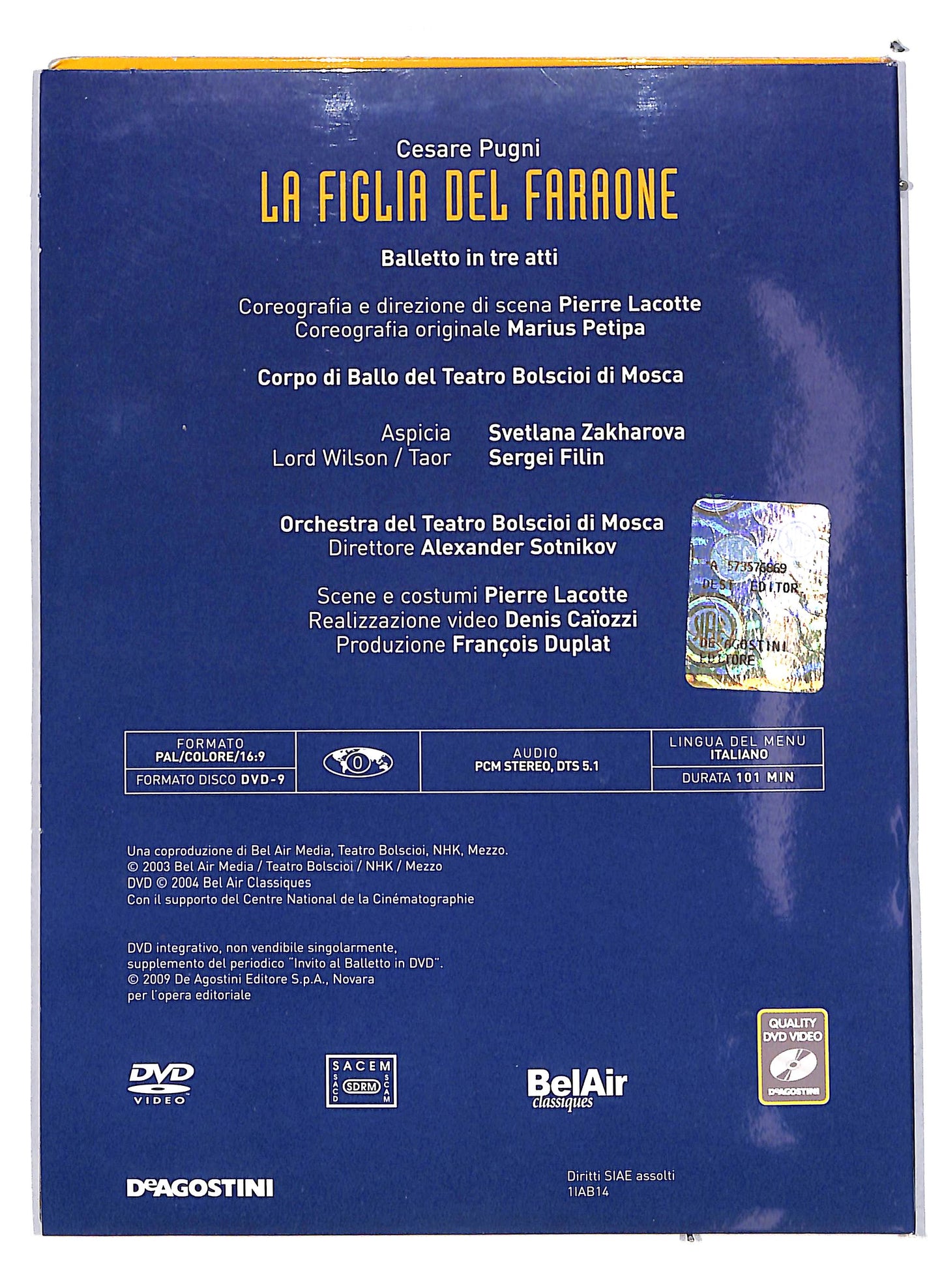 EBOND Invito al balletto La figlia del faraone vol14 EDITORIALE DVD DB632847