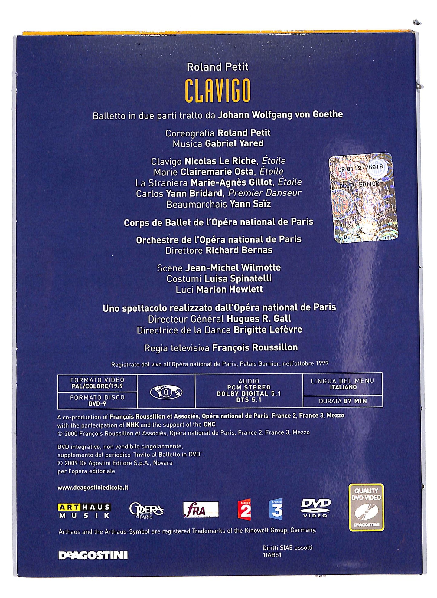 EBOND Invito al balletto in Clavigo vol 51 EDITORIALE DVD DB632864