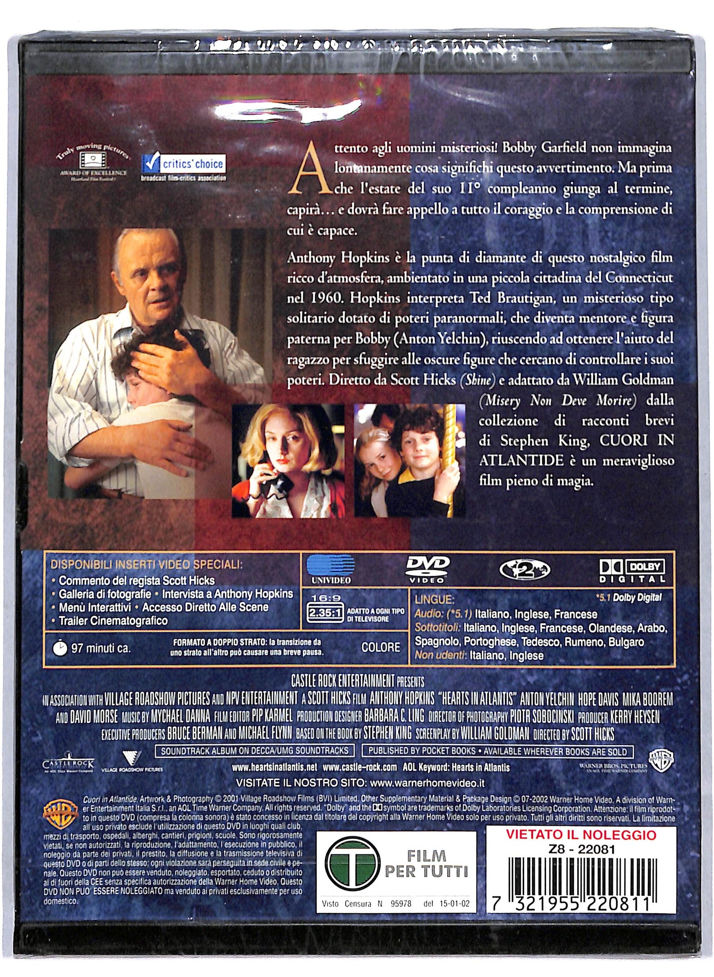 EBOND Cuori In Atlantide SLIMCASE DVD DB632929