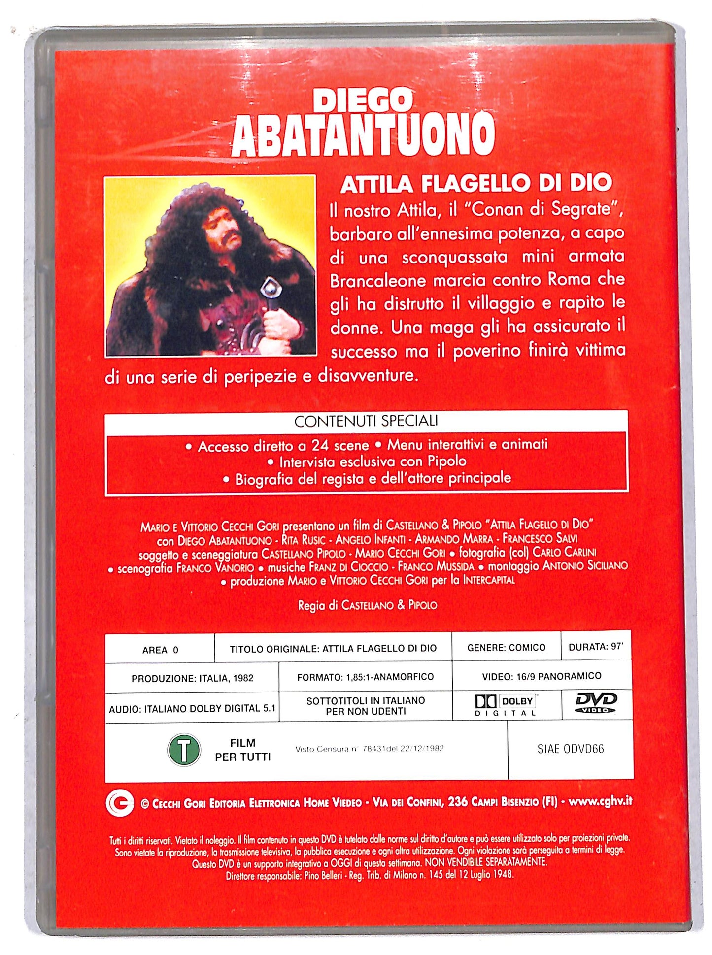 EBOND Attila flagello di Dio EDITORIALE DVD DB633319