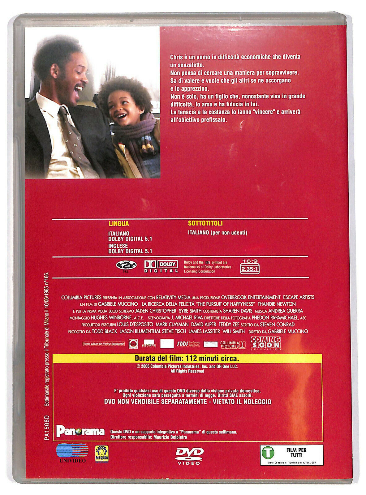 EBOND La Ricerca Della Felicita' Editoriale DVD DB633342