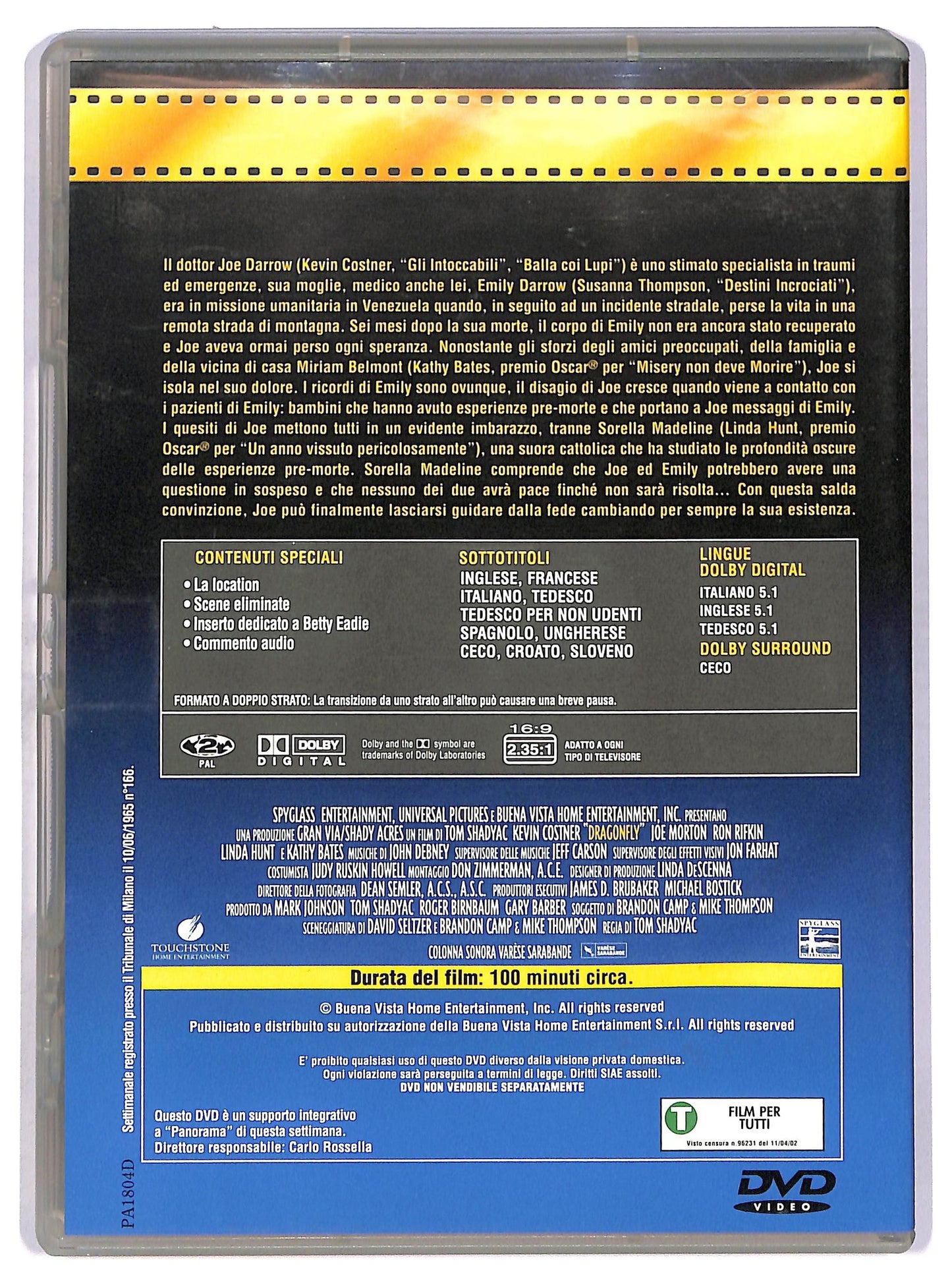 EBOND Il segno della libellula - Dragonfly EDITORIALE DVD DB633907