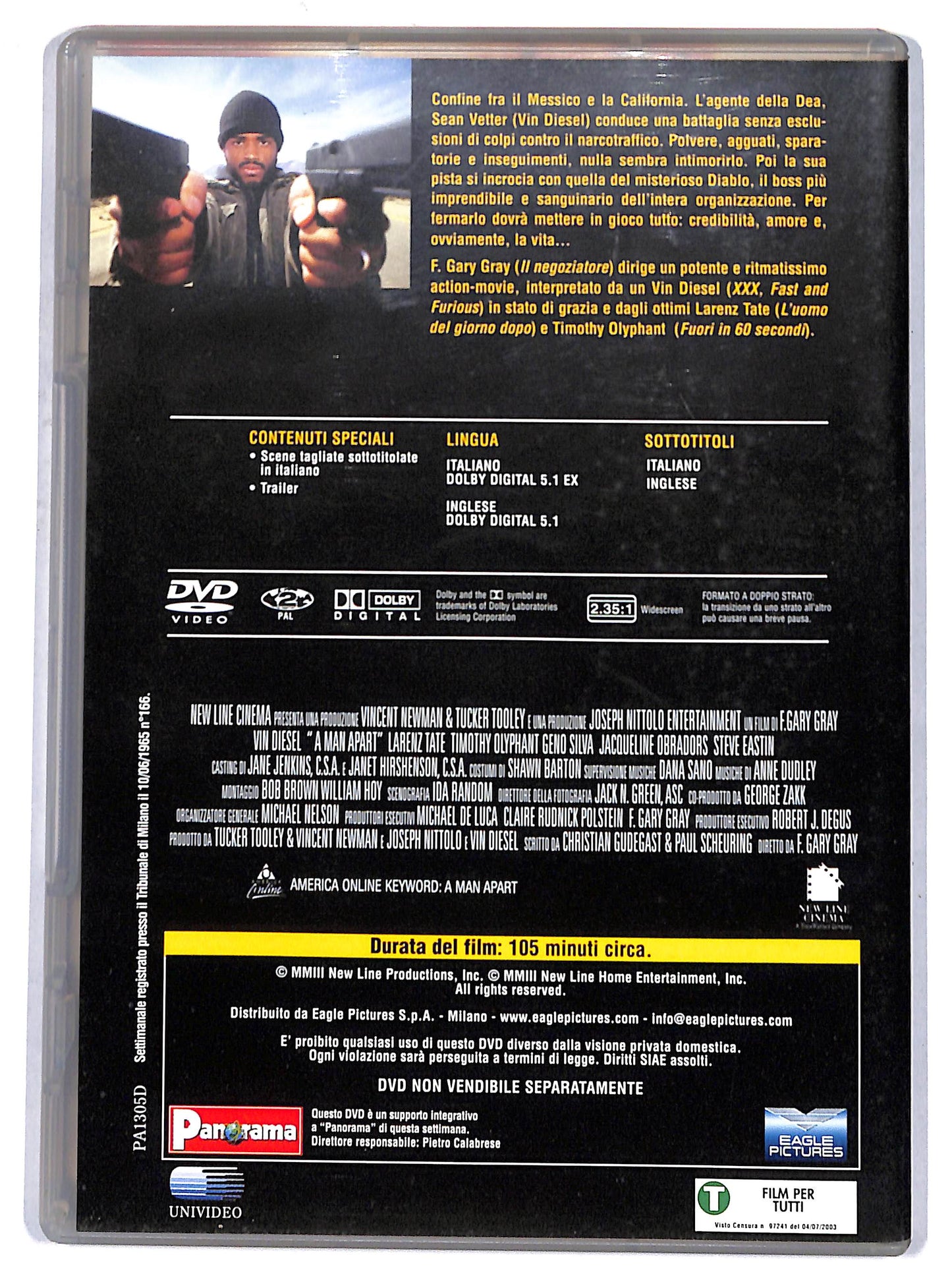 EBOND il risolutore - a man a part EDITORIALE DVD DB633917
