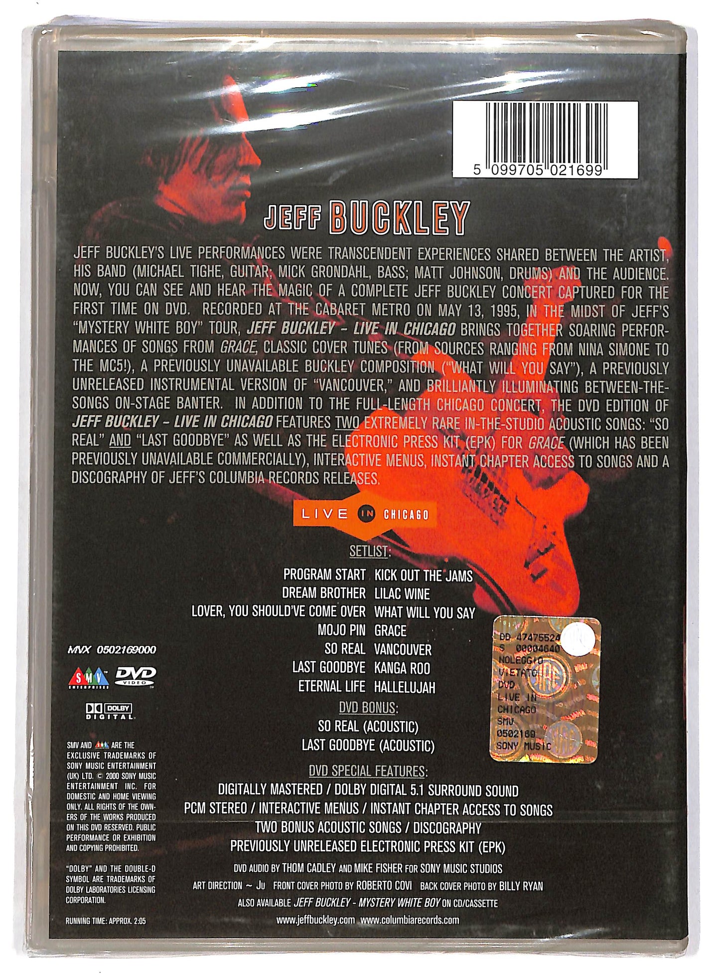 EBOND Jeff Buckley - Live In Chicago DVD DB633963