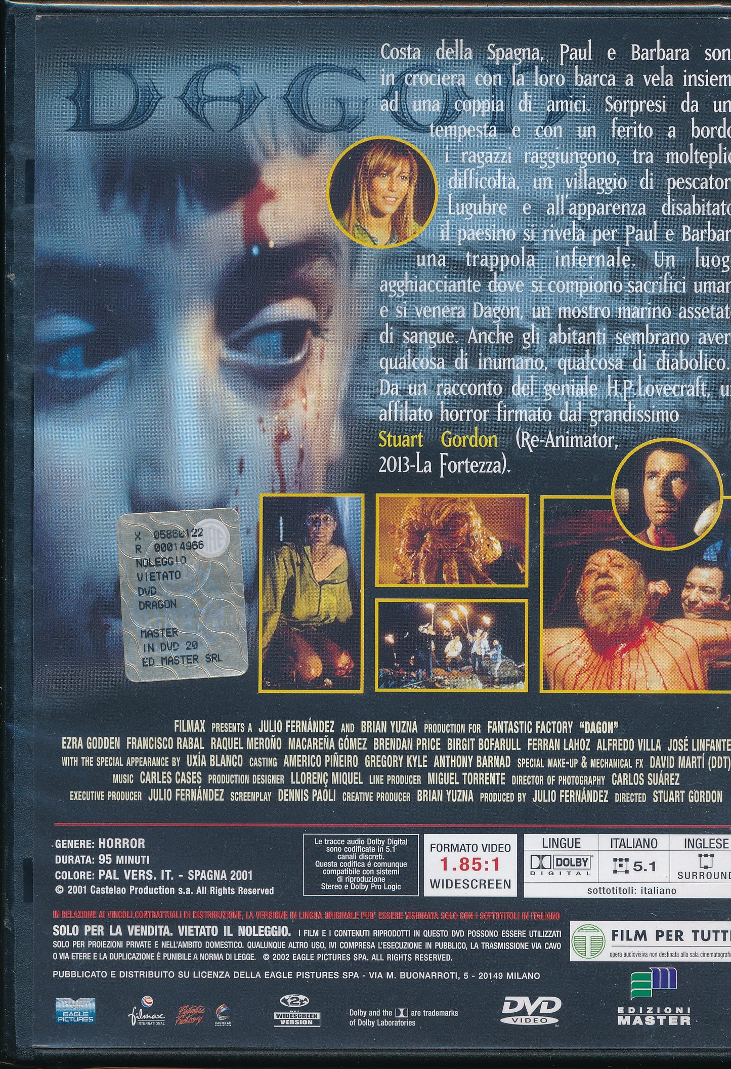 EBOND Dagon - La Mutazione Del Male [Editoriale Edizioni Master] DVD DB634114
