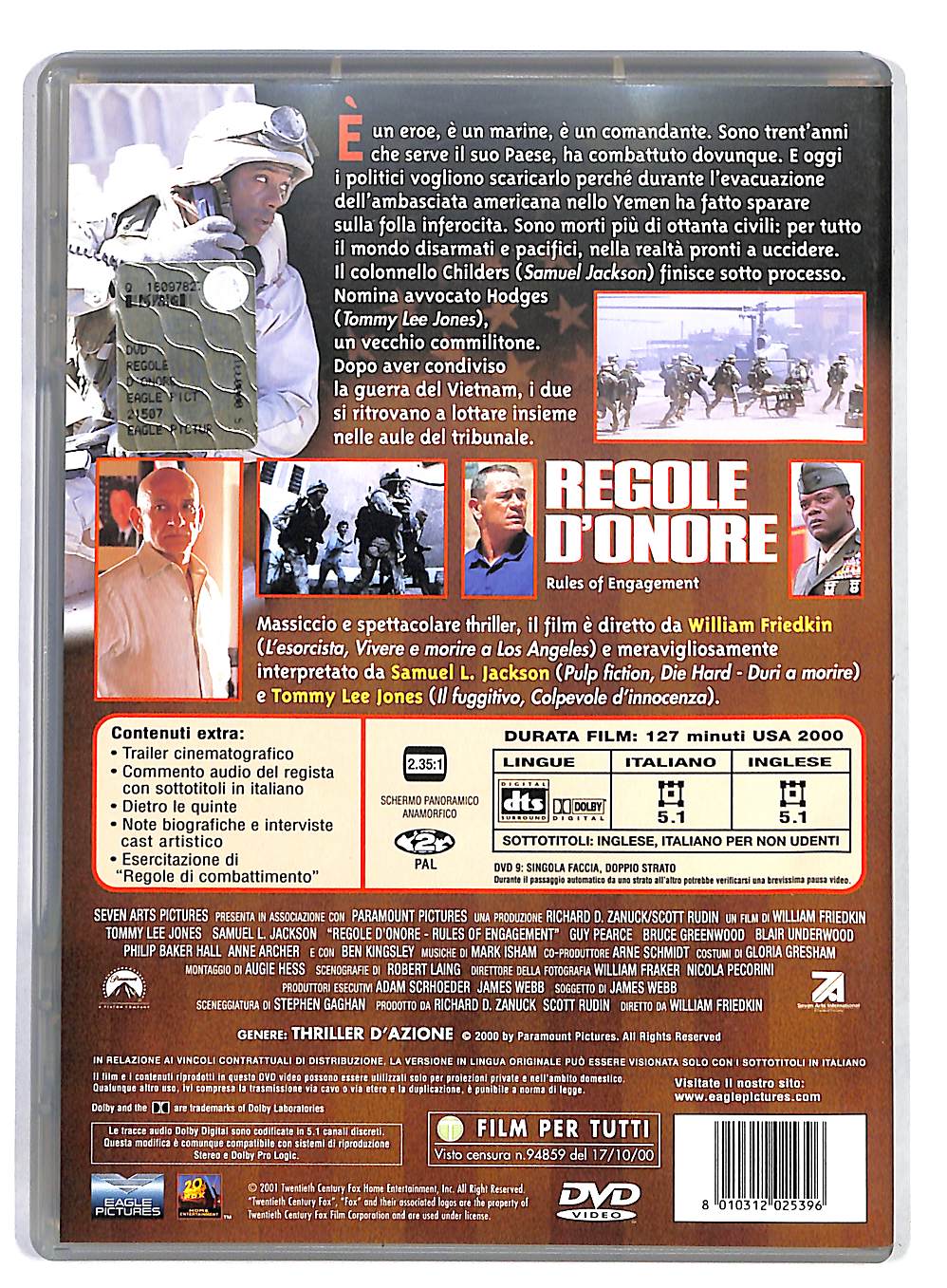 EBOND Regole d'onore DVD DB634304