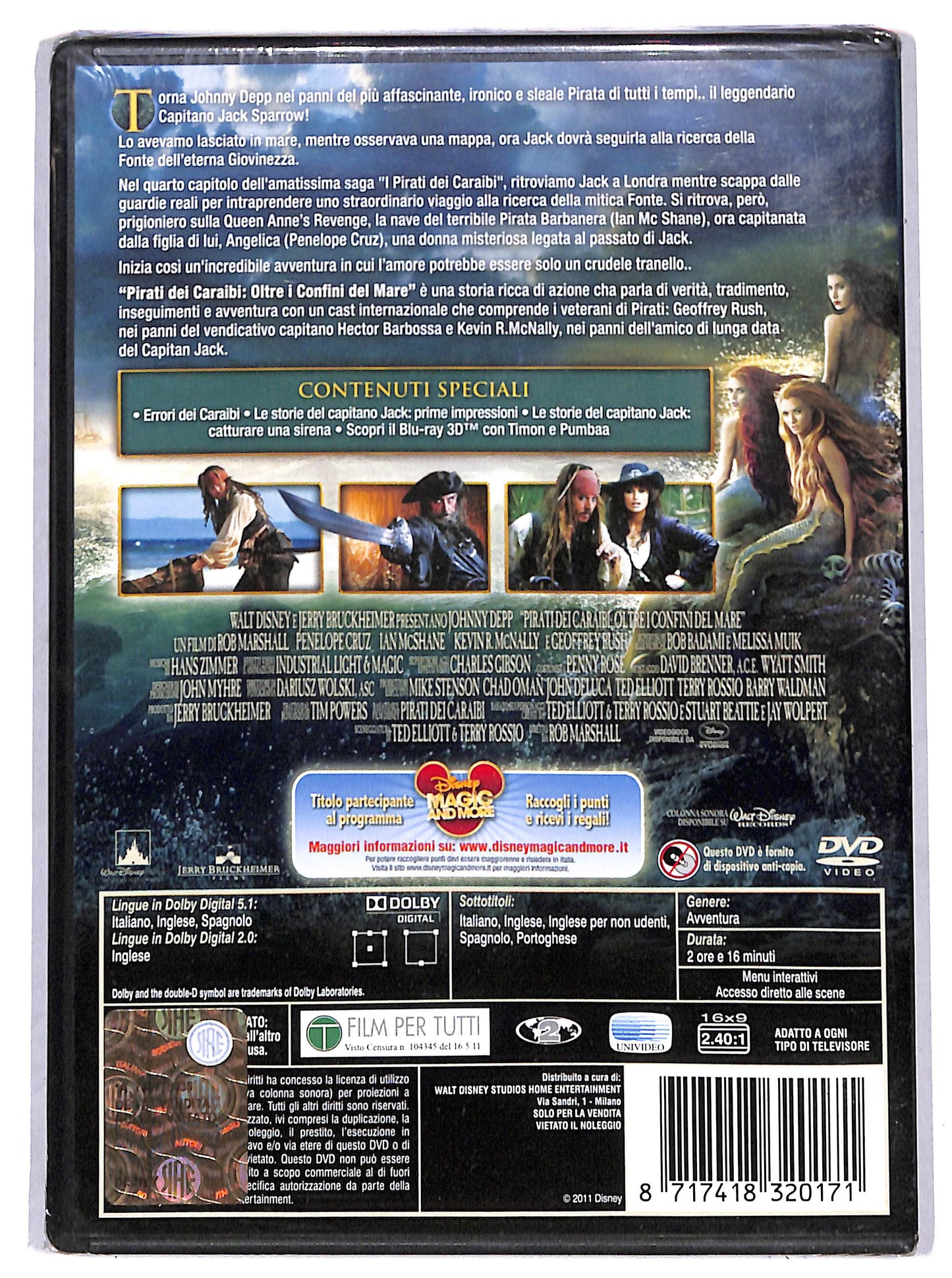 EBOND i pirati dei caraibi - oltre i confini del mare DVD DB634342