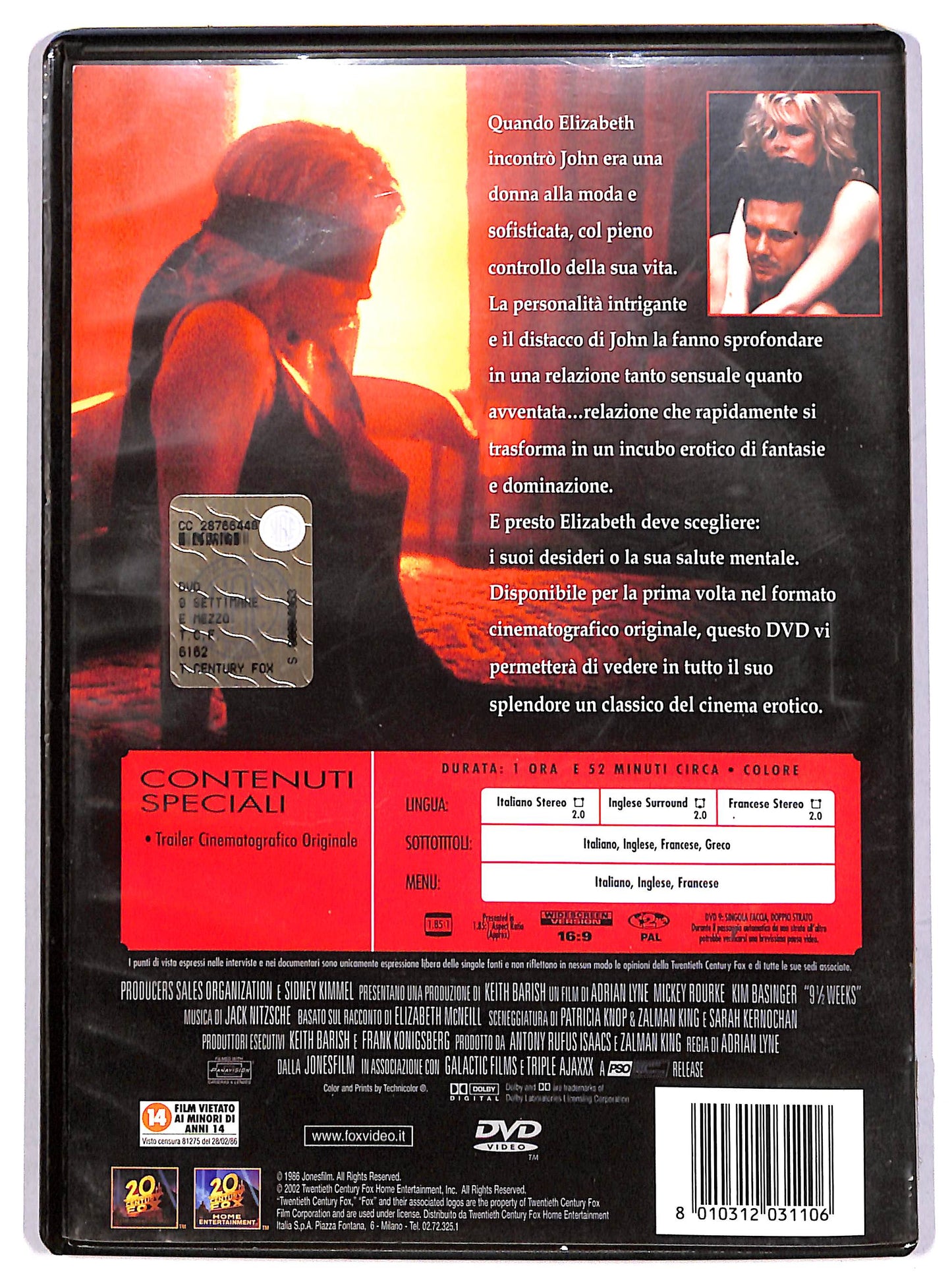 EBOND 9 settimane e 1/2 DVD DB634803