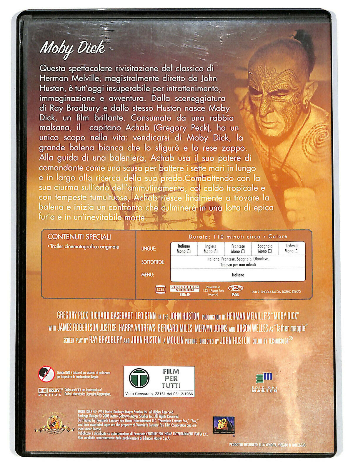 EBOND Moby Dick, La Balena Bianca  Editoriale DVD DB635402