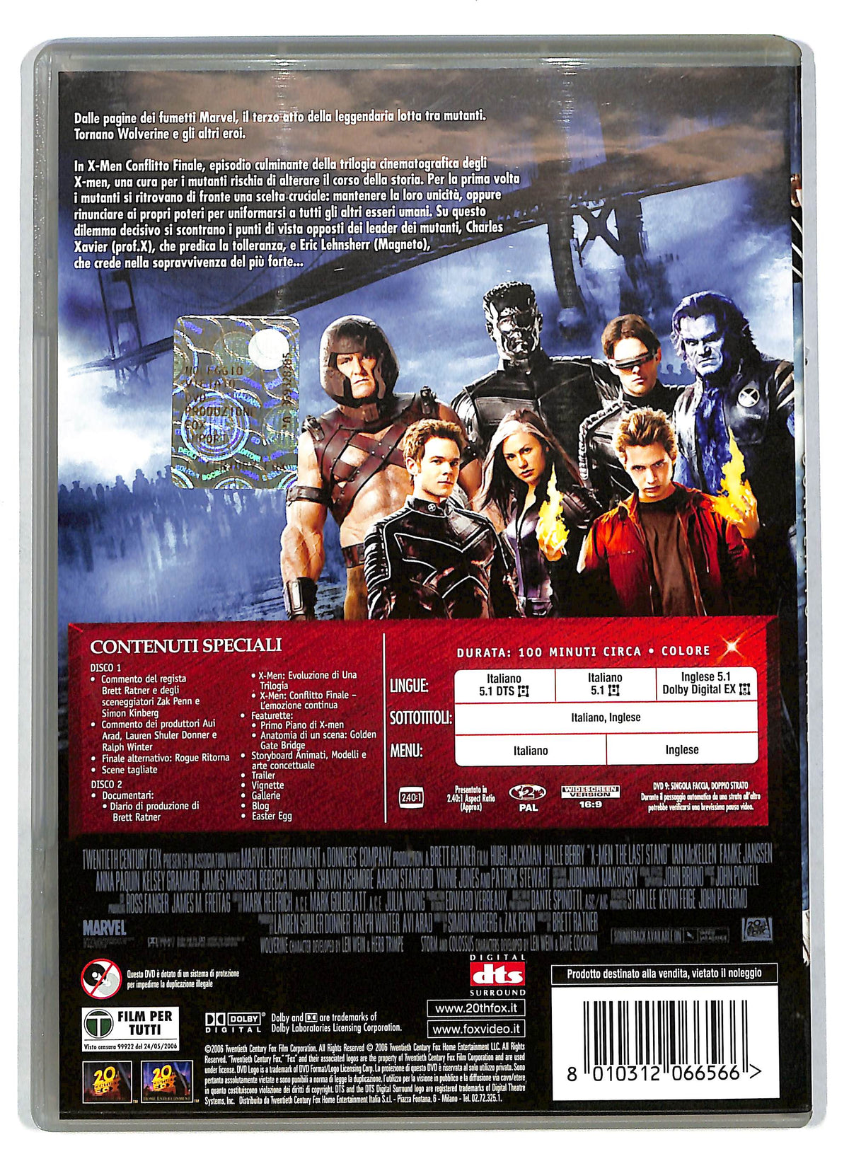EBOND X - men conflitto finale EDIZIONE SPECIALE DVD DB635617