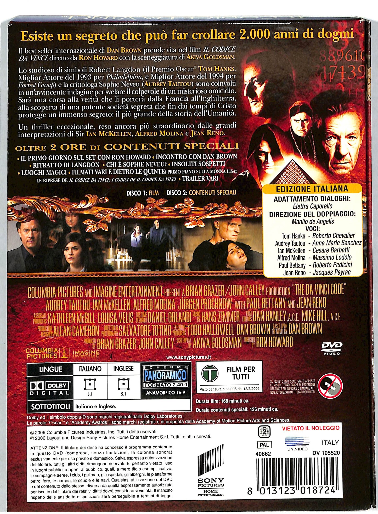 EBOND Il codice da vinci - extended cut 2 dischi DVD DB635801