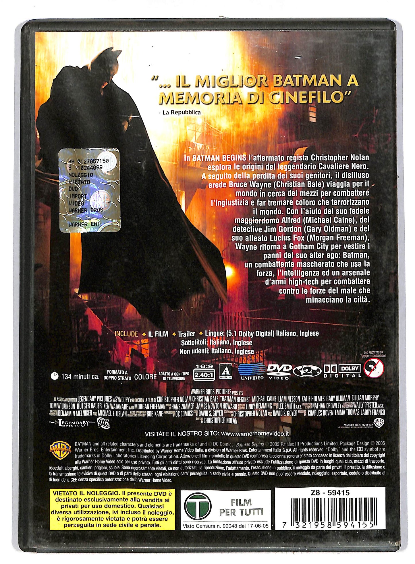EBOND Batman Begins DVD DB635828