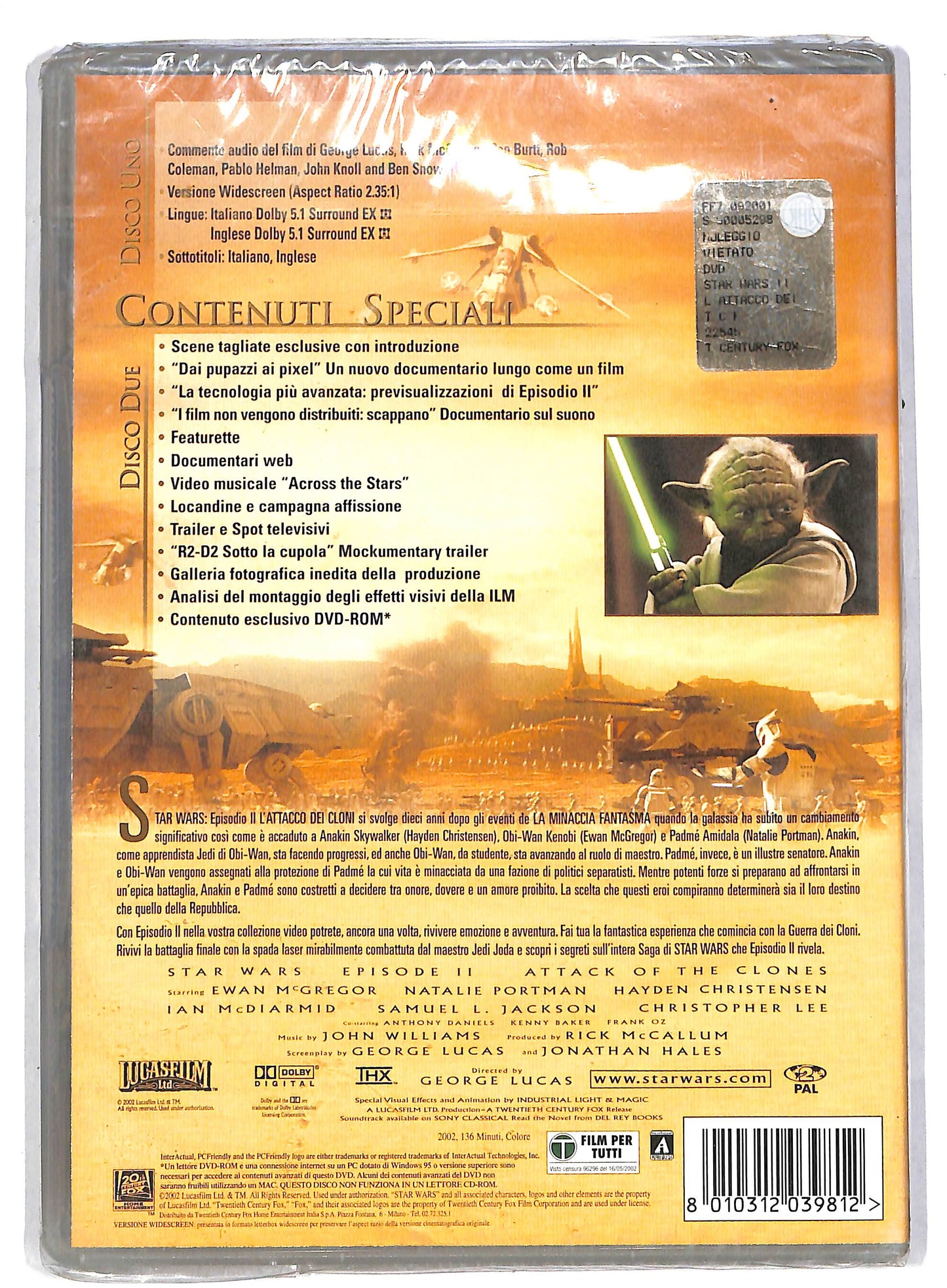 EBOND Star wars episodio II - l'attacco dei cloni DVD DB635833