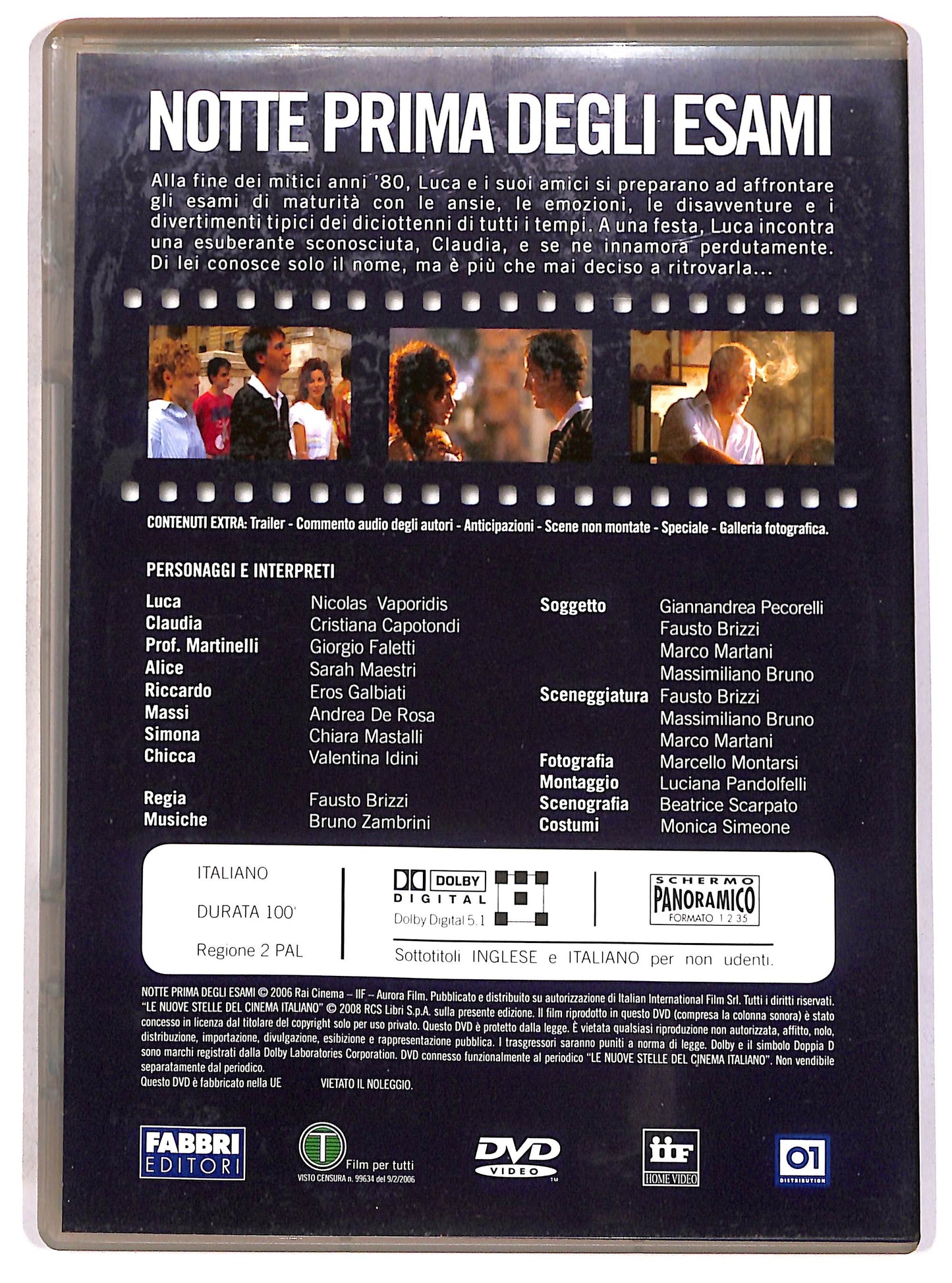 EBOND Notte prima degli esami EDITORIALE DVD DB638311