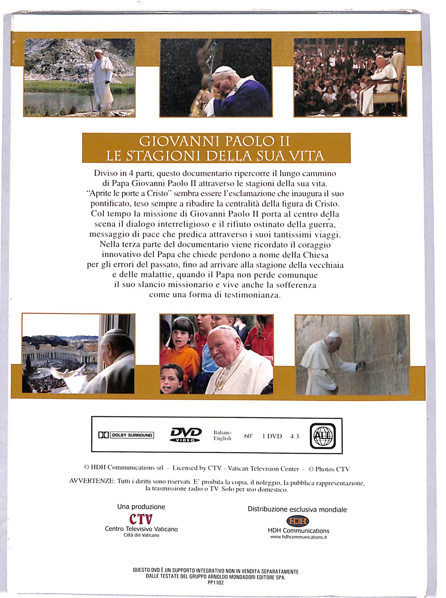 EBOND giovanni paolo II le stagioni della sua vita EDITORIALE DVD DB638332