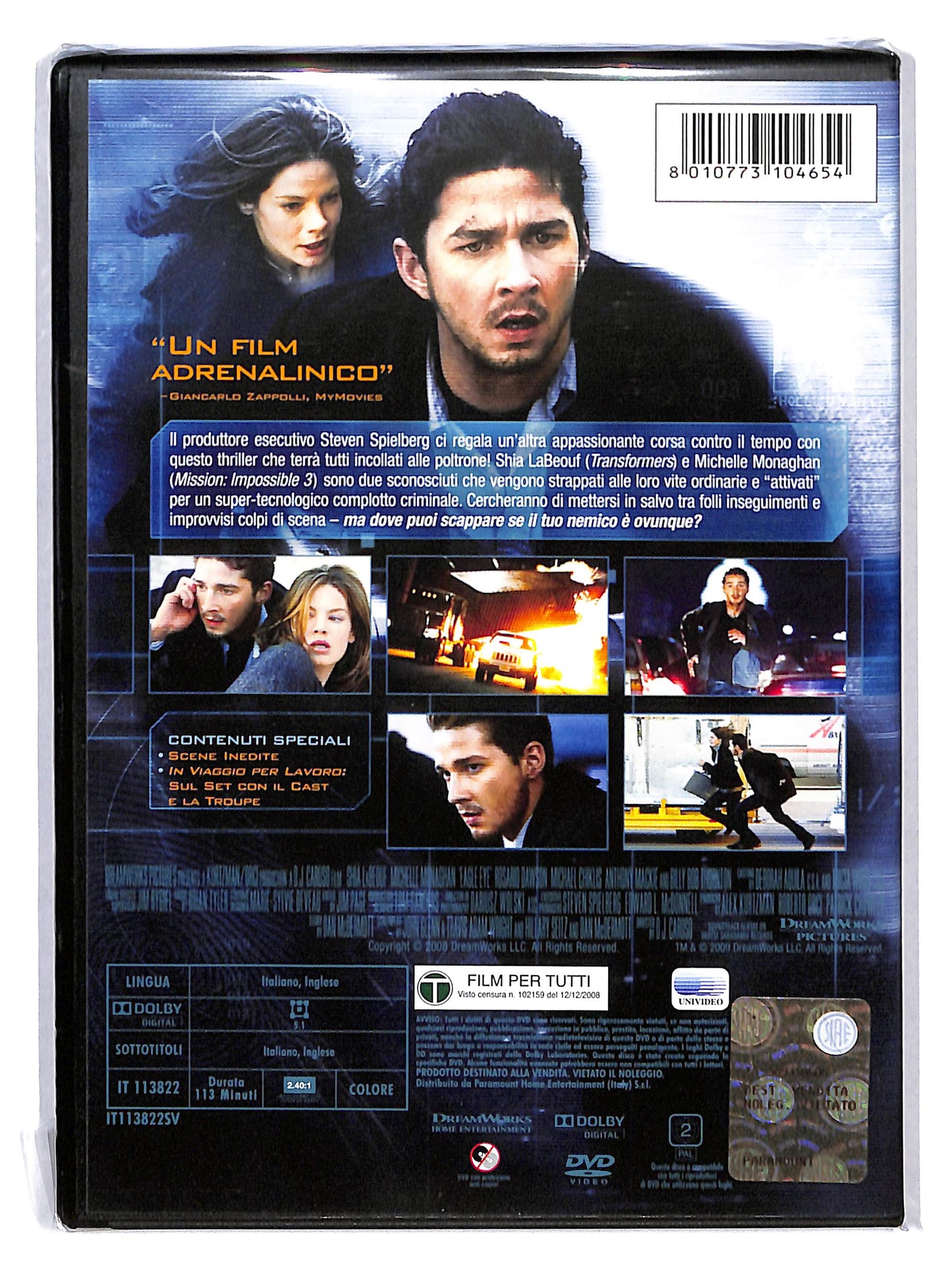 EBOND eagle eye DVD DB638445