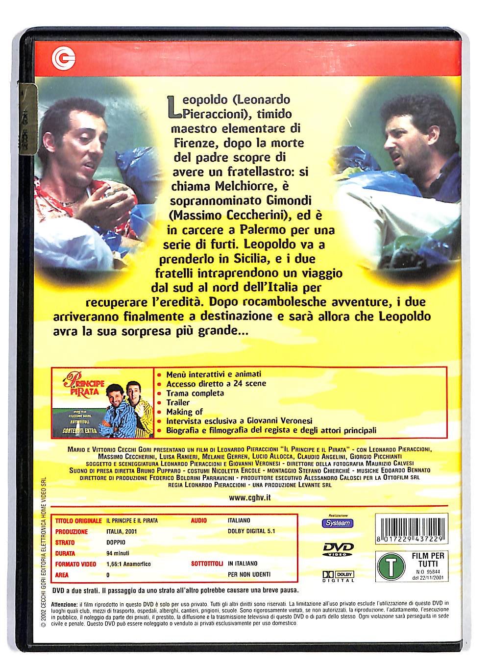 EBOND IL Principe e il Pirata DVD DB638456