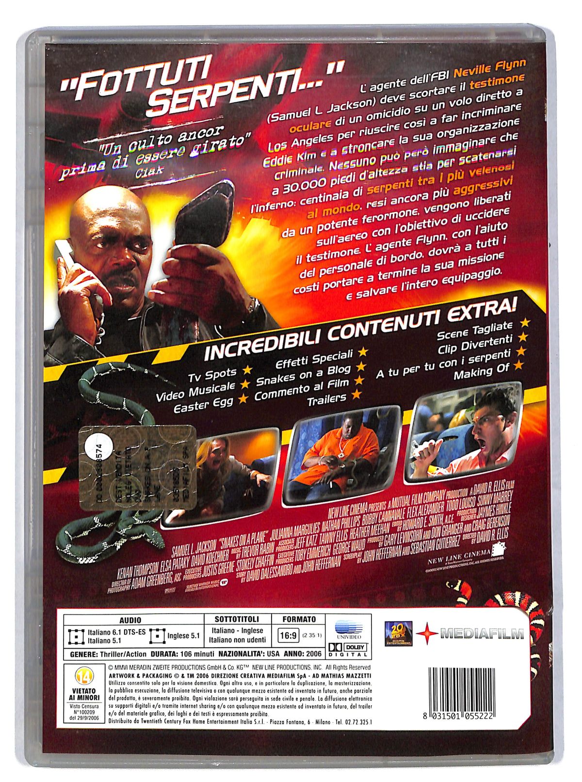 EBOND Snakes on a plane EDIZIONE SPECIALE DVD DB638627