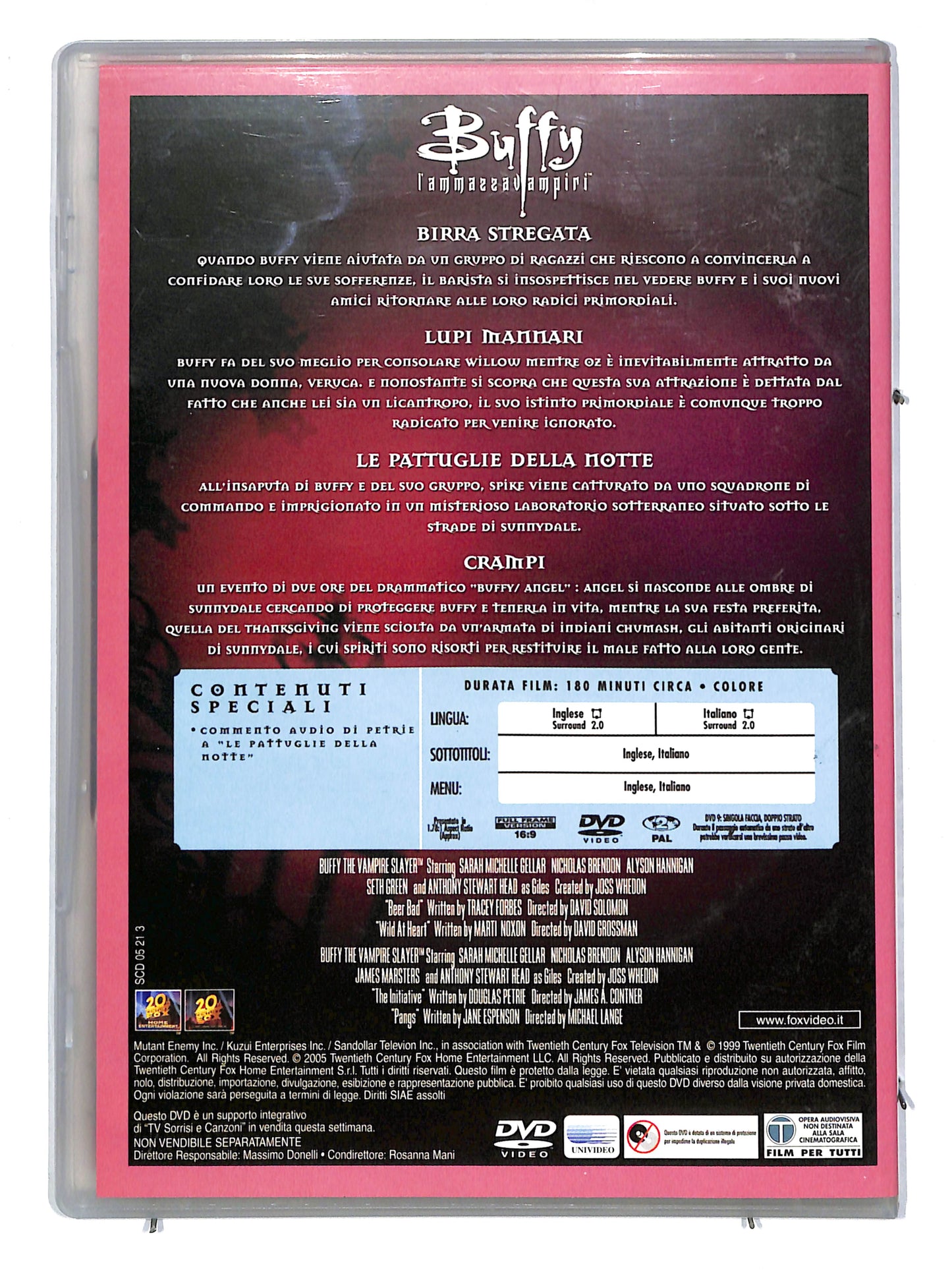 EBOND Buffy l'ammazzavampiri stagione 4 disco 2 EDITORIALE DVD DB638639
