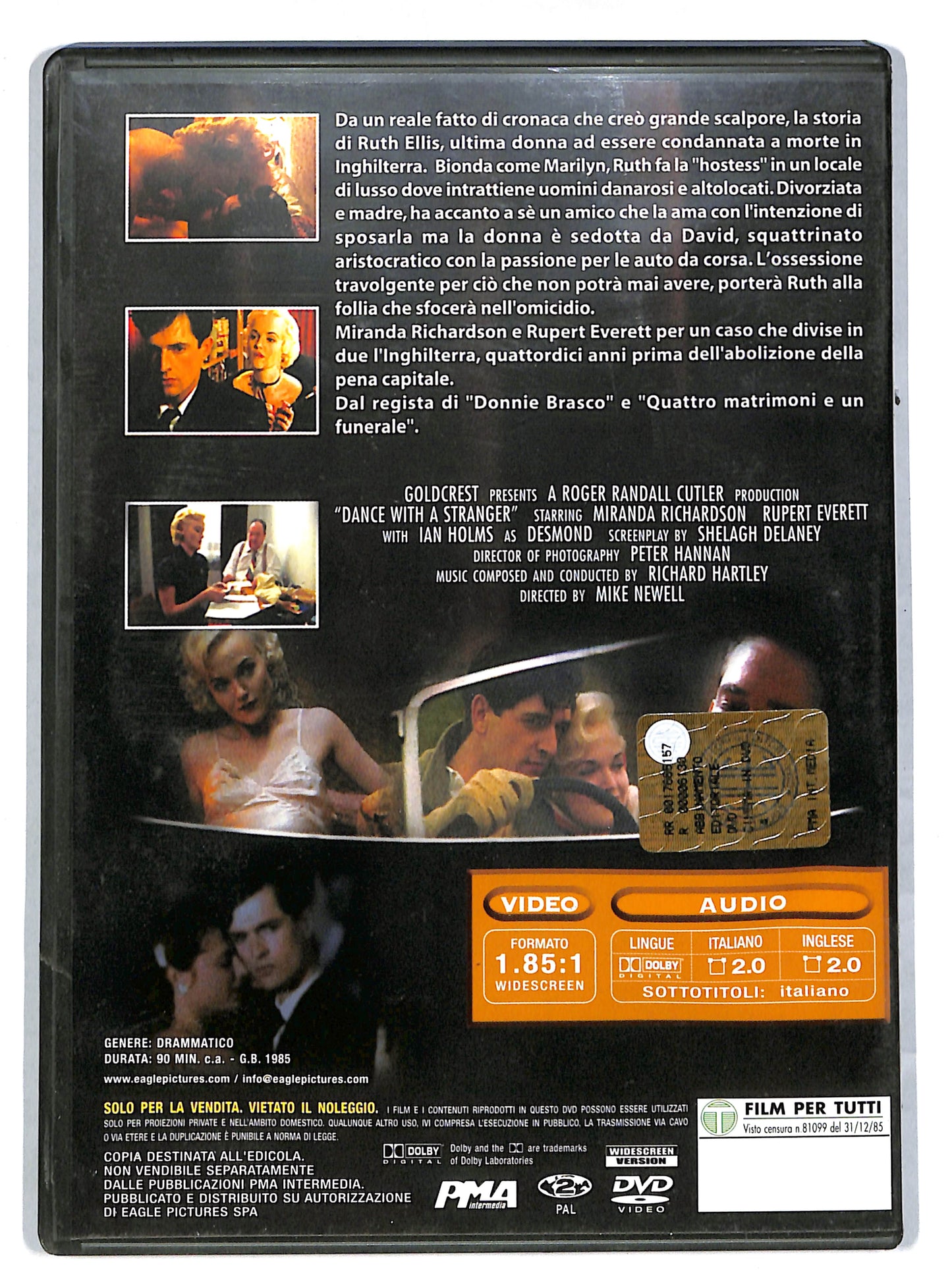 EBOND Ballando con uno sconosciuto EDITORIALE DVD DB638646