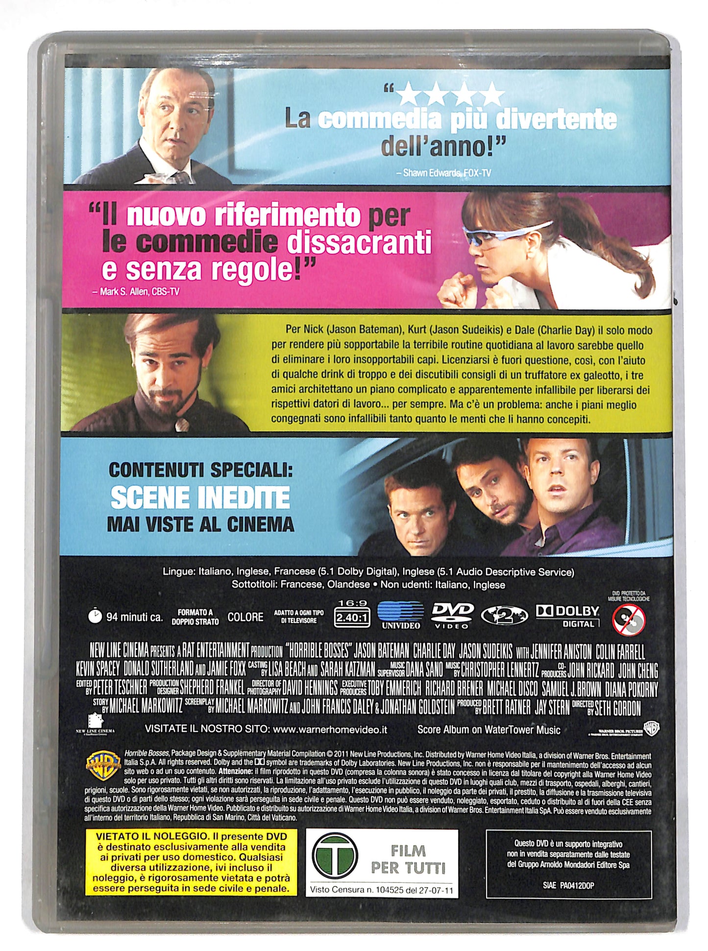 EBOND Come ammazzare il capo... e vivere felici EDITORIALE DVD DB639109