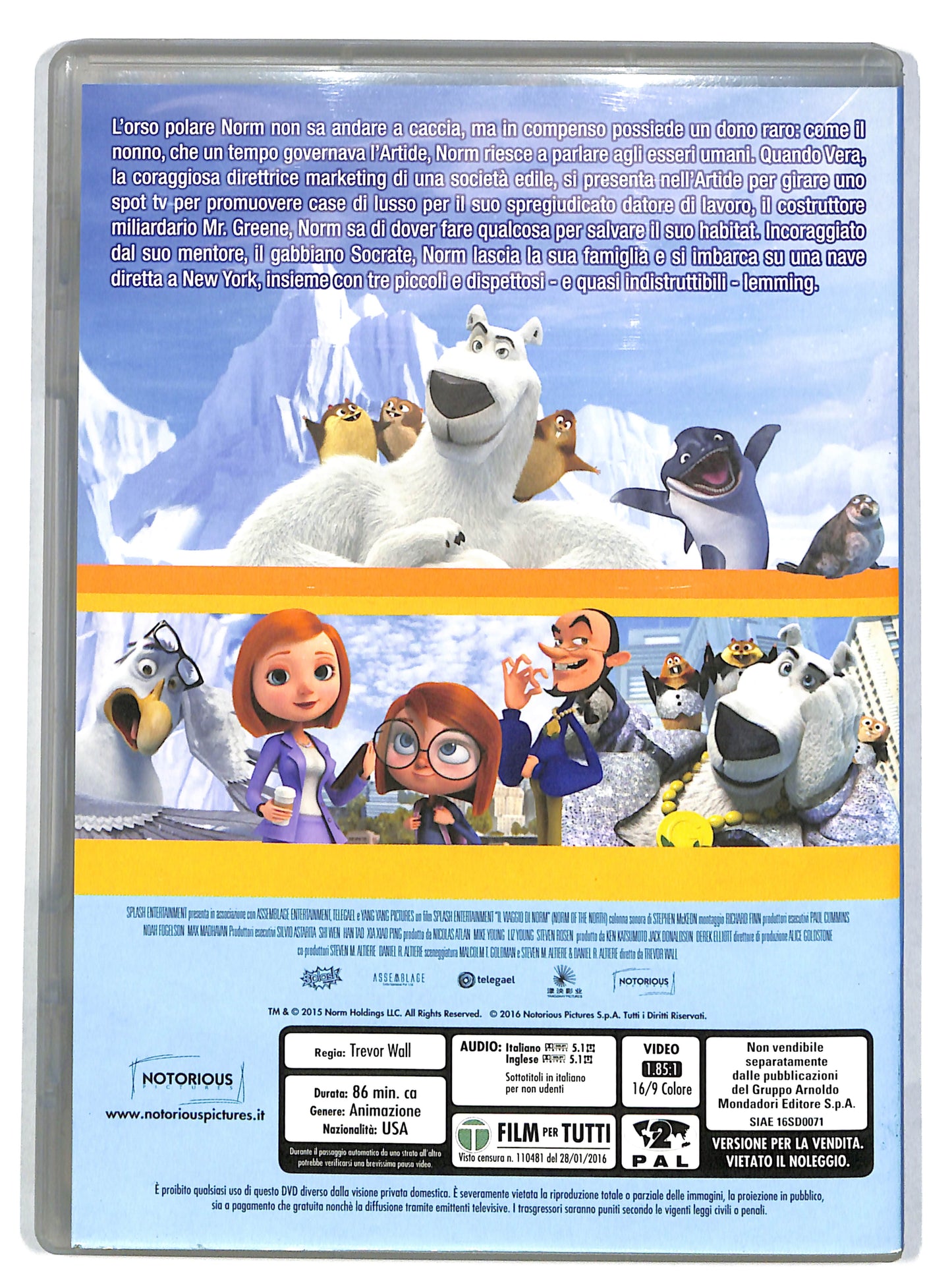 EBOND Il viaggio di Norm EDITORIALE DVD DB639409