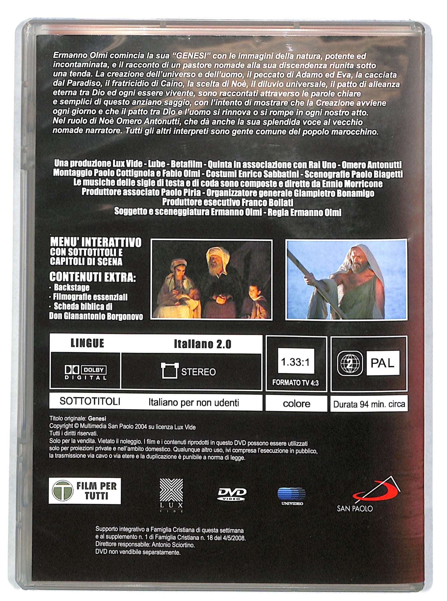 EBOND Genesi le storie della bibbia EDITORIALE DVD DB639413