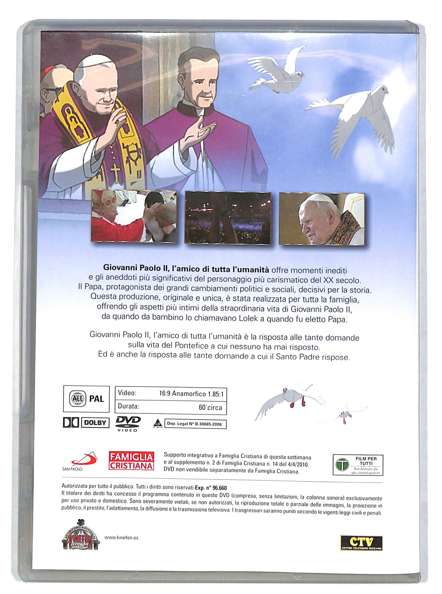 EBOND Giovanni paolo 2 l 'amico di tutta l'umanita EDITORIALE DVD DB639663