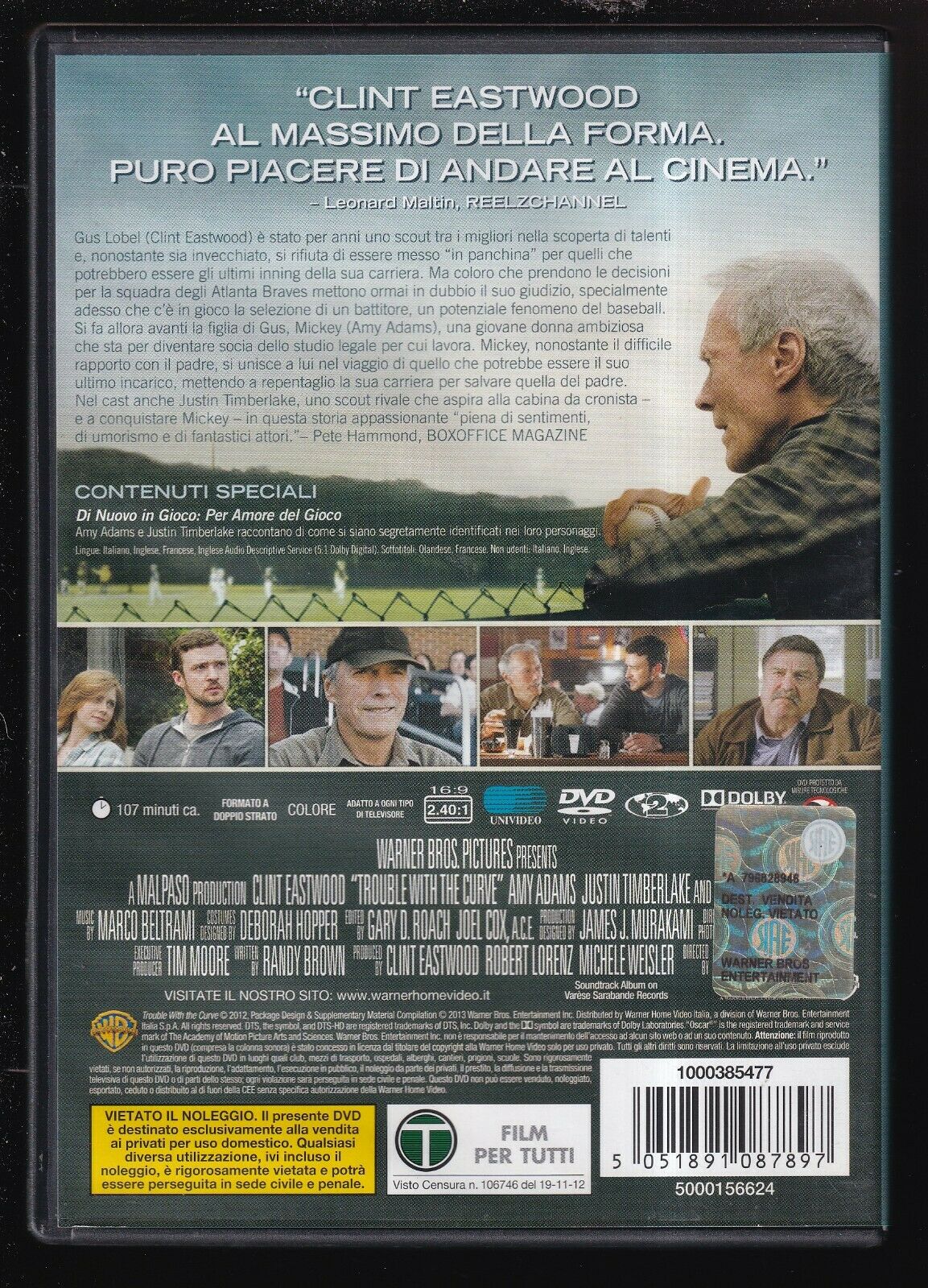 EBOND Di Nuovo In Gioco - Clint Eastwood DVD DB640814